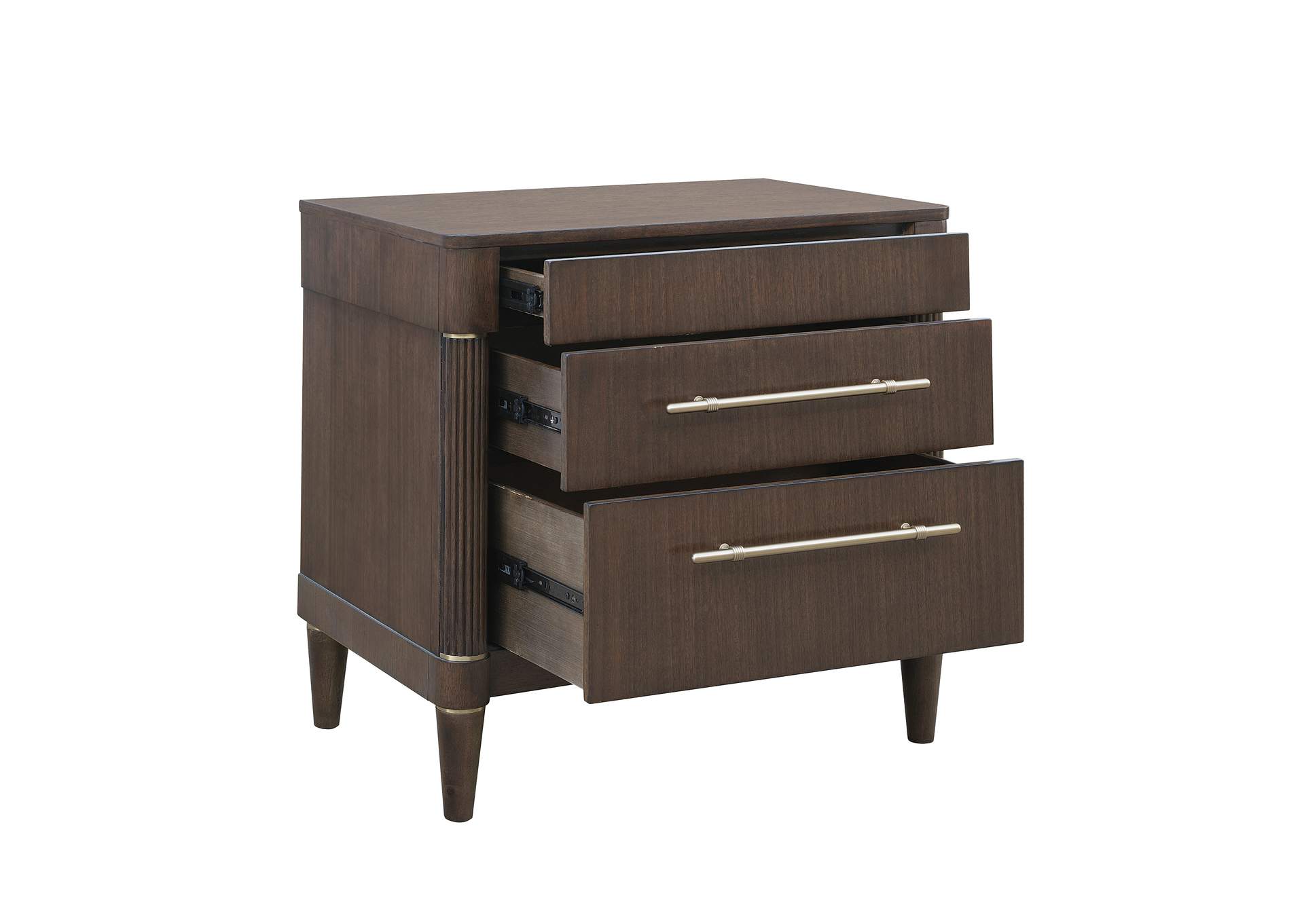 Asher Park 3 Drawer Nightstand image 4