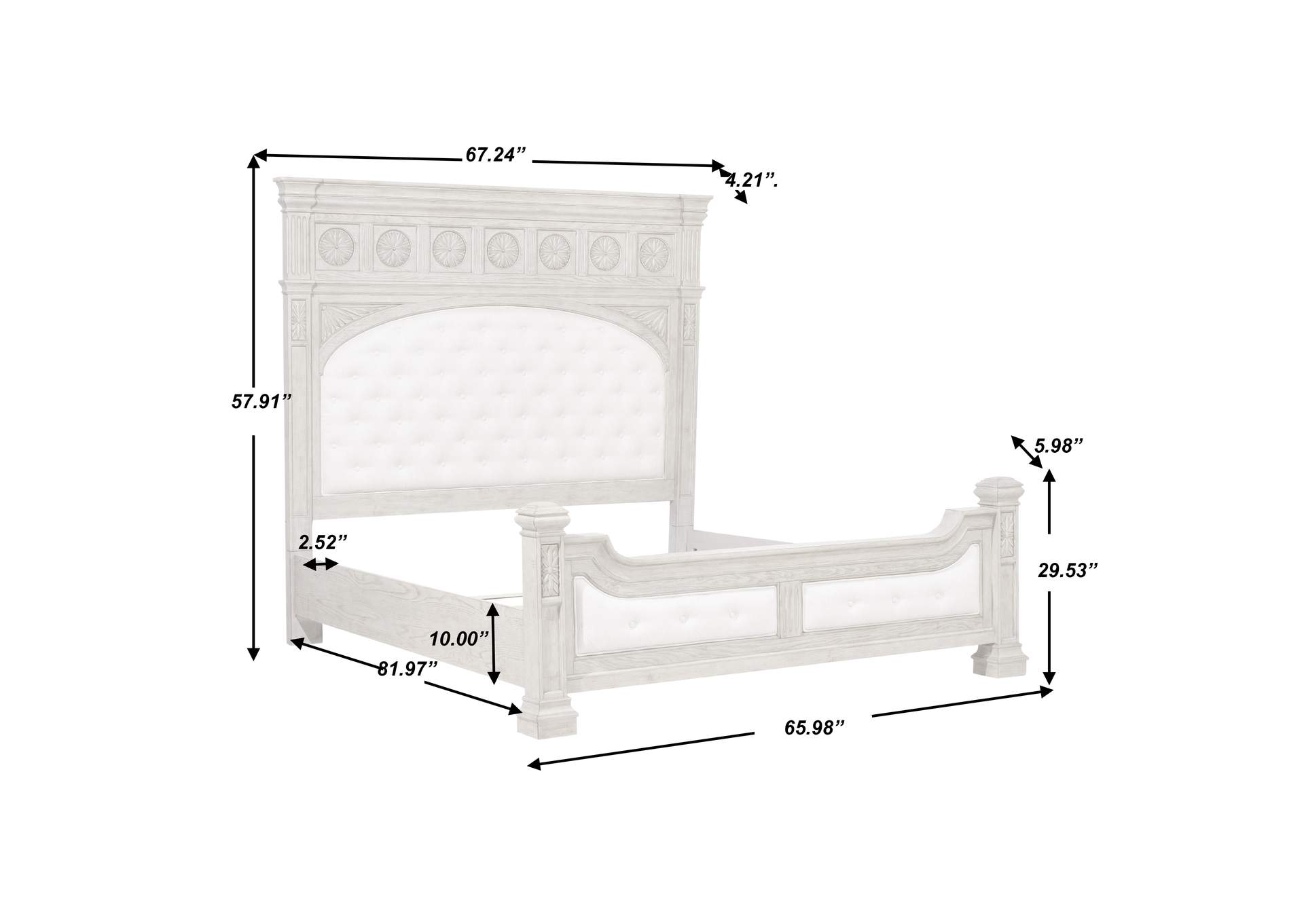 Kingsbury Queen Panel Bed image 10