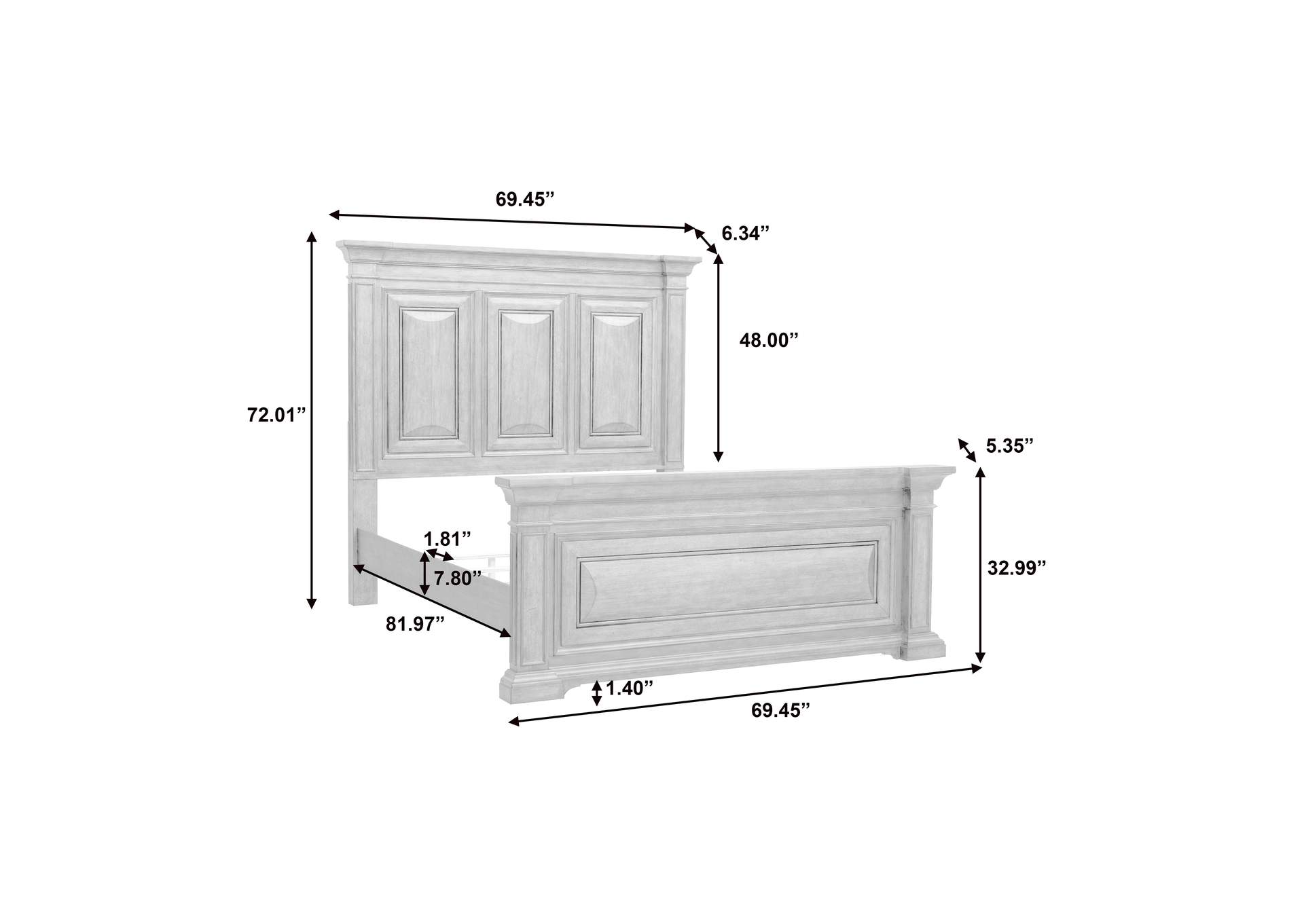 Woodbury Queen Panel Bed in Cowboy Boots Brown image 10