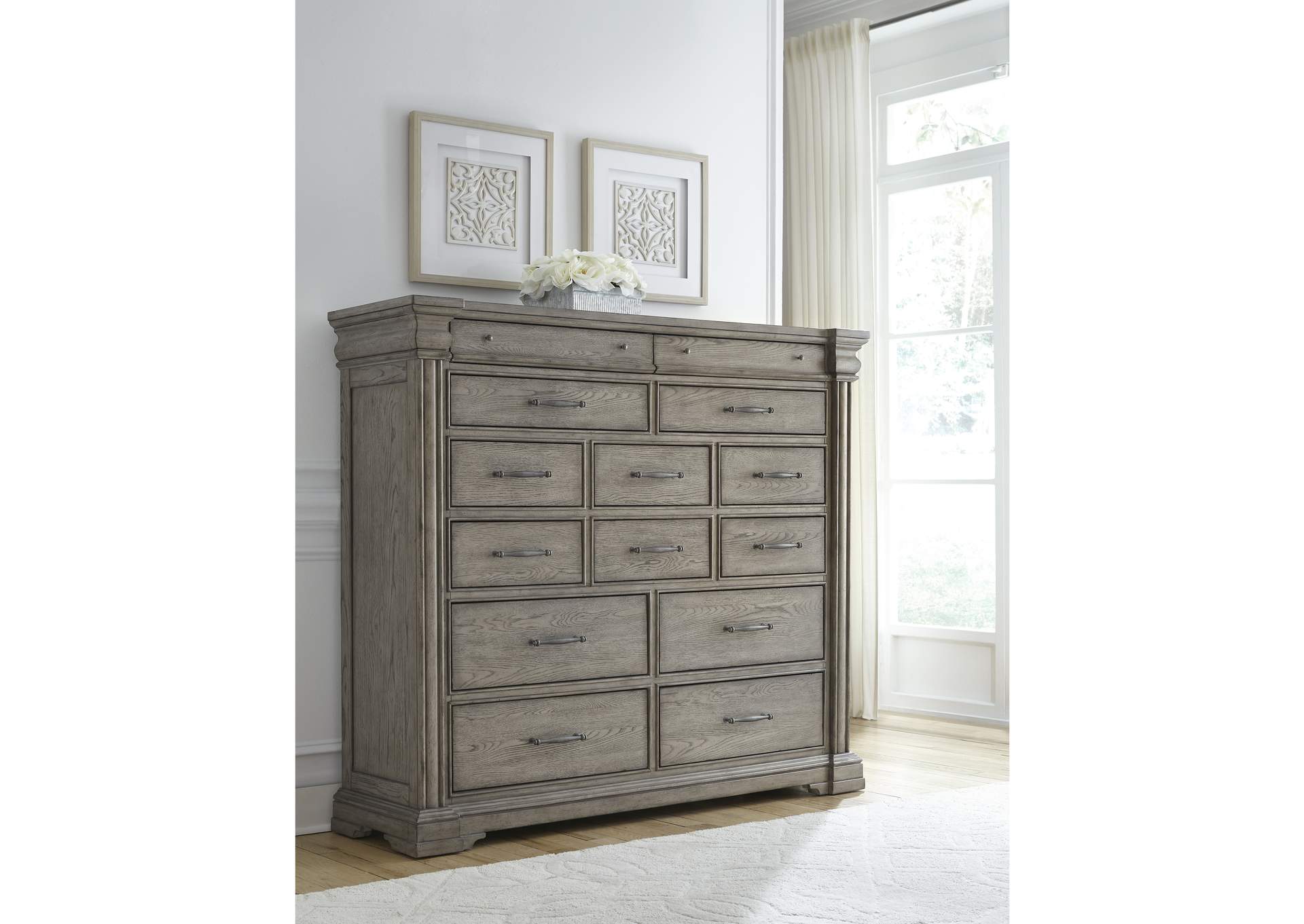 Madison Ridge 14 Drawer Master Chest in Heritage Taupe image 5
