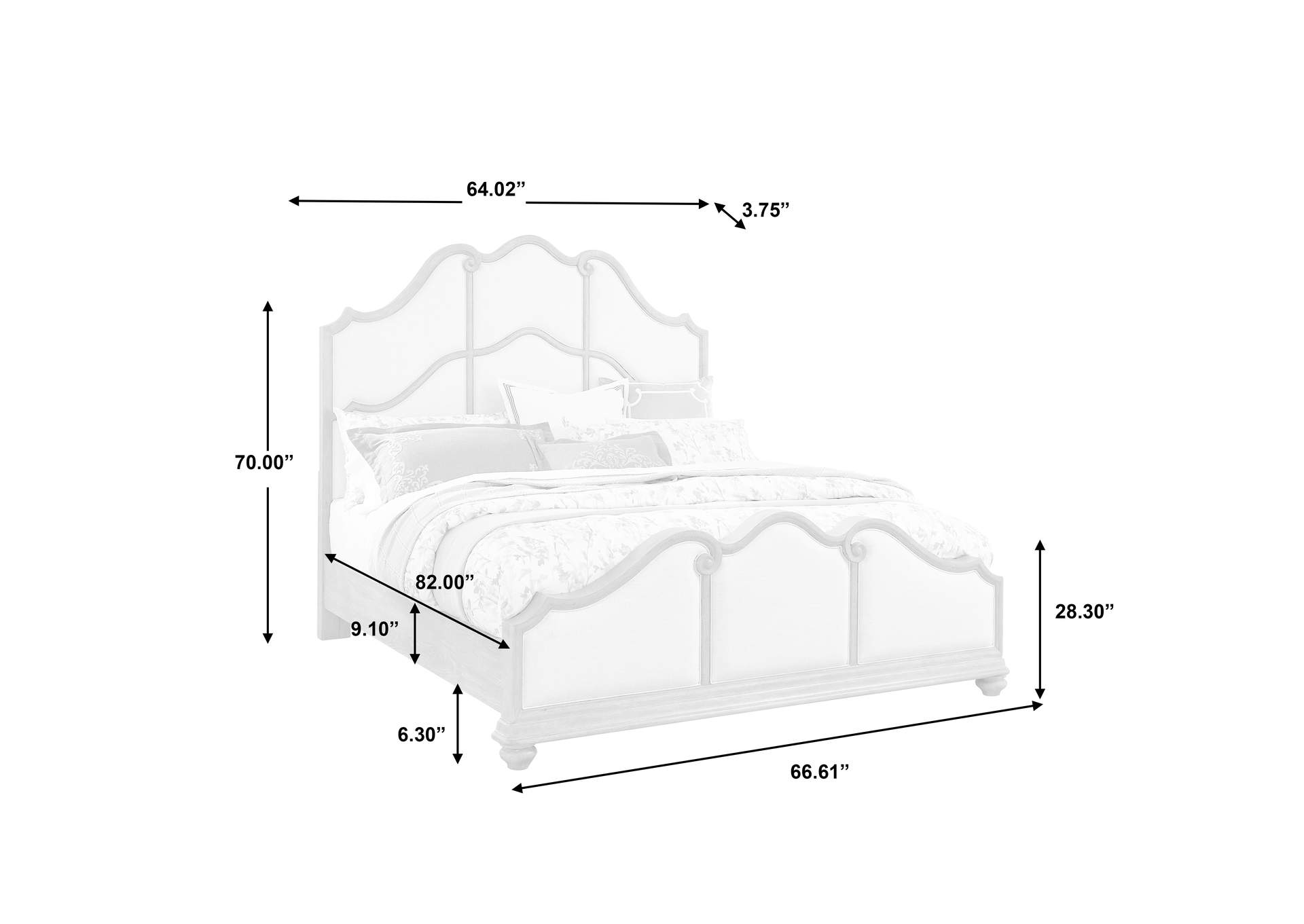 Weston Hills California King Upholstered Bed image 11