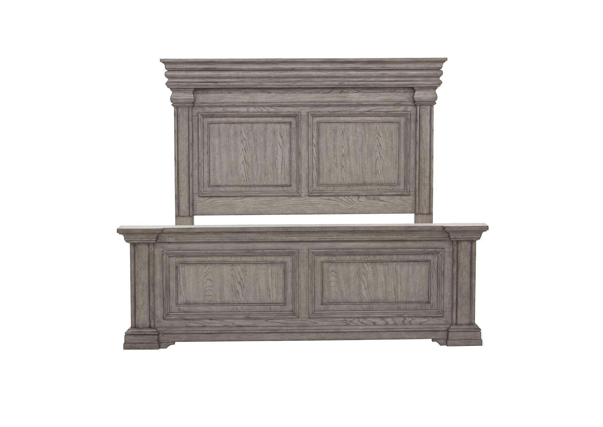 Madison Ridge California King Panel Bed in Heritage Taupe image 4