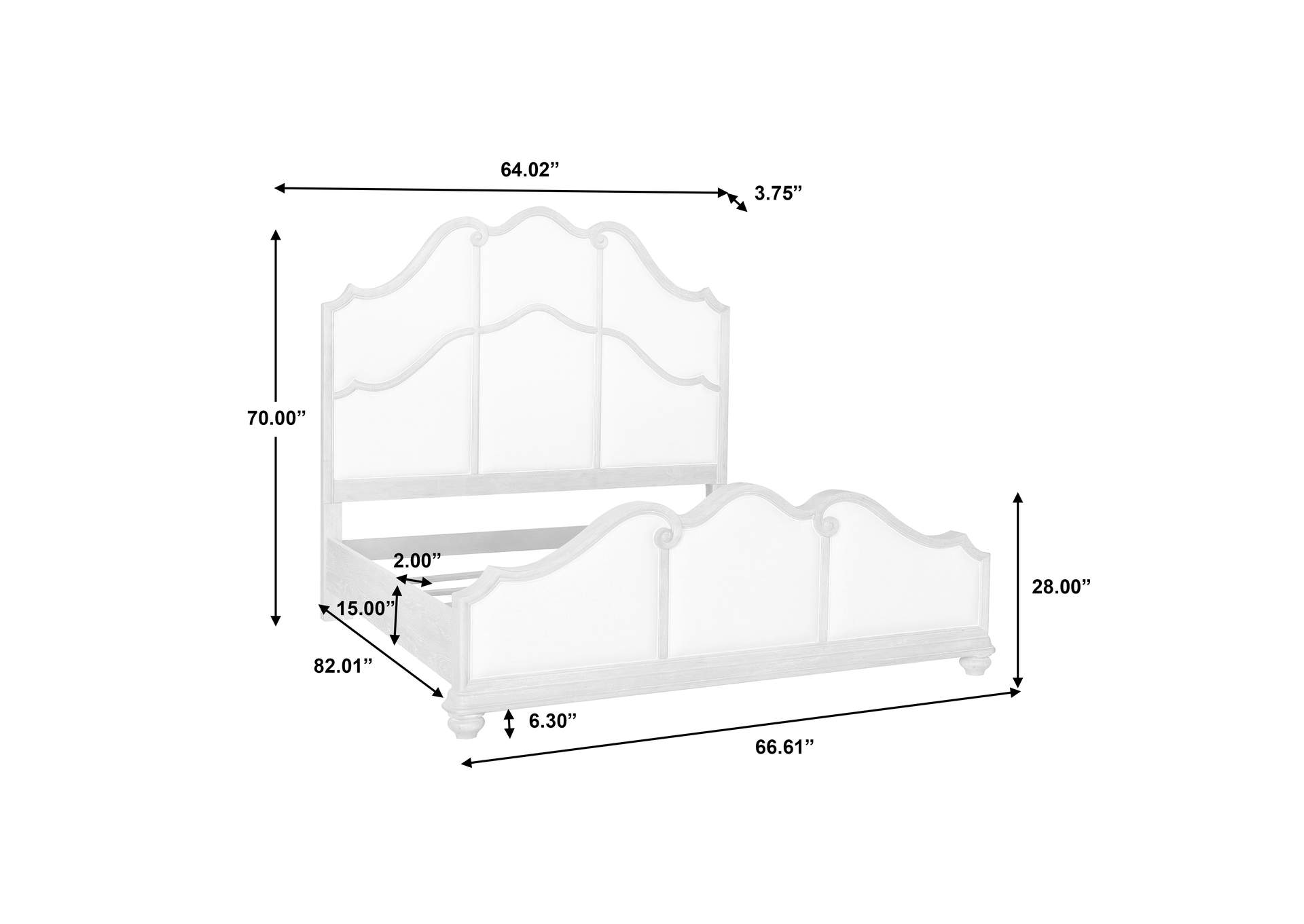 Weston Hills Queen Upholstered Bed image 12