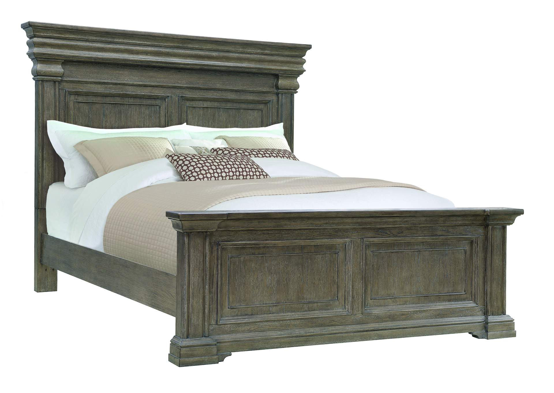 Madison Ridge Brown California King Panel Bed image 1