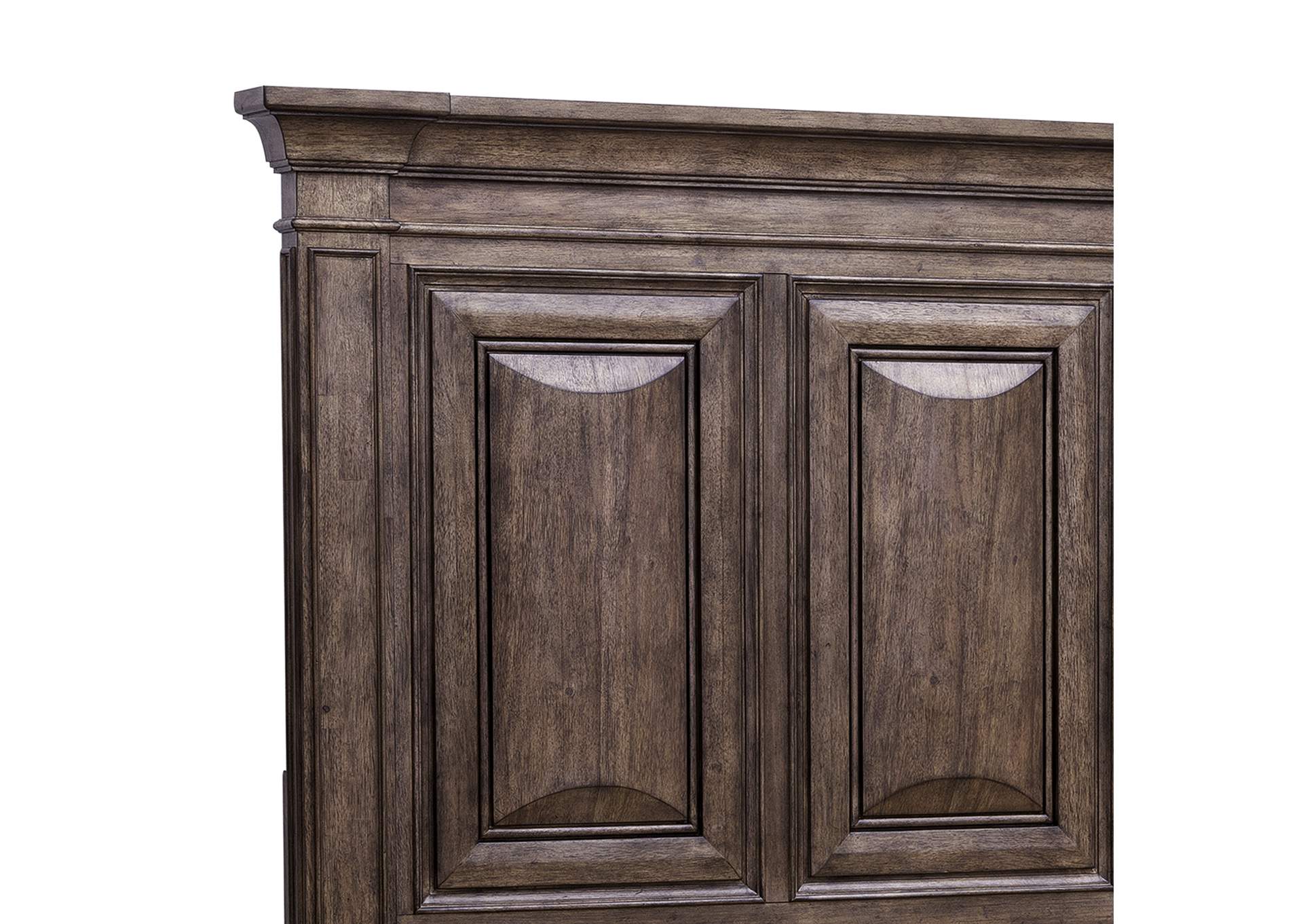 Woodbury California King Panel Bed in Cowboy Boots Brown image 6