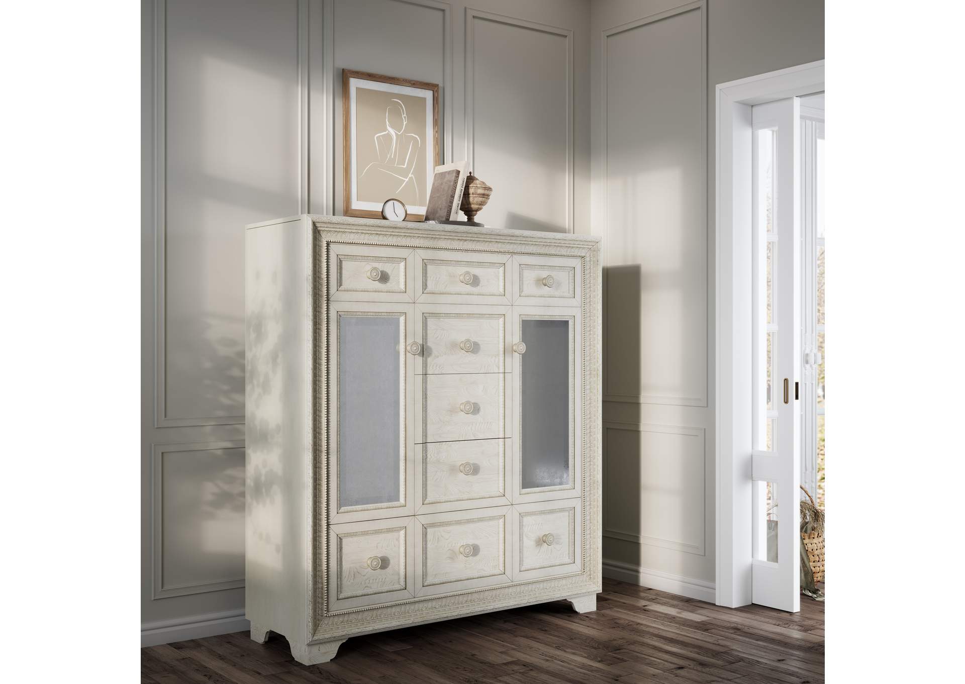 Camila 9 Drawer Door Chest image 9