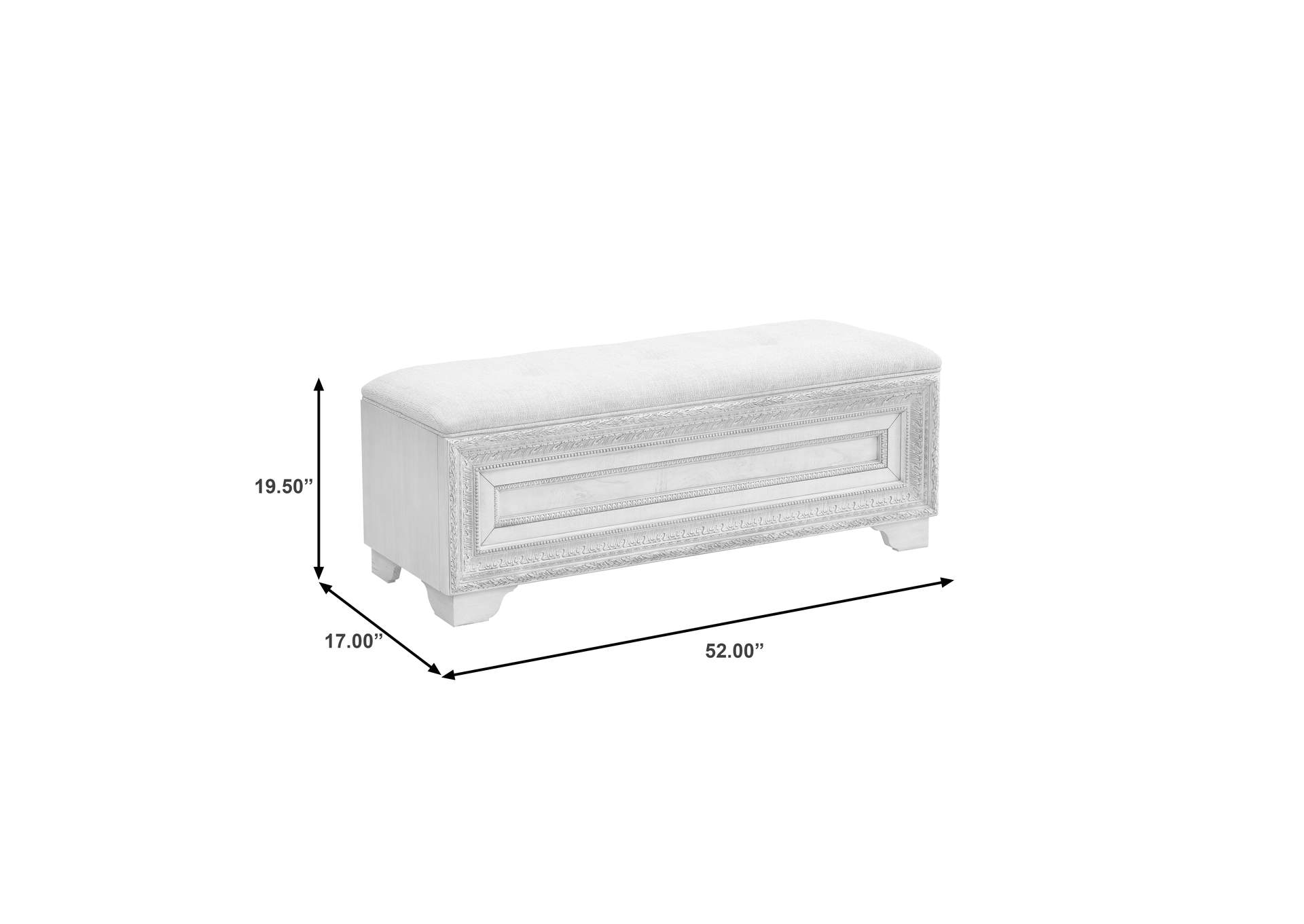 Camila Storage Bed Bench image 7
