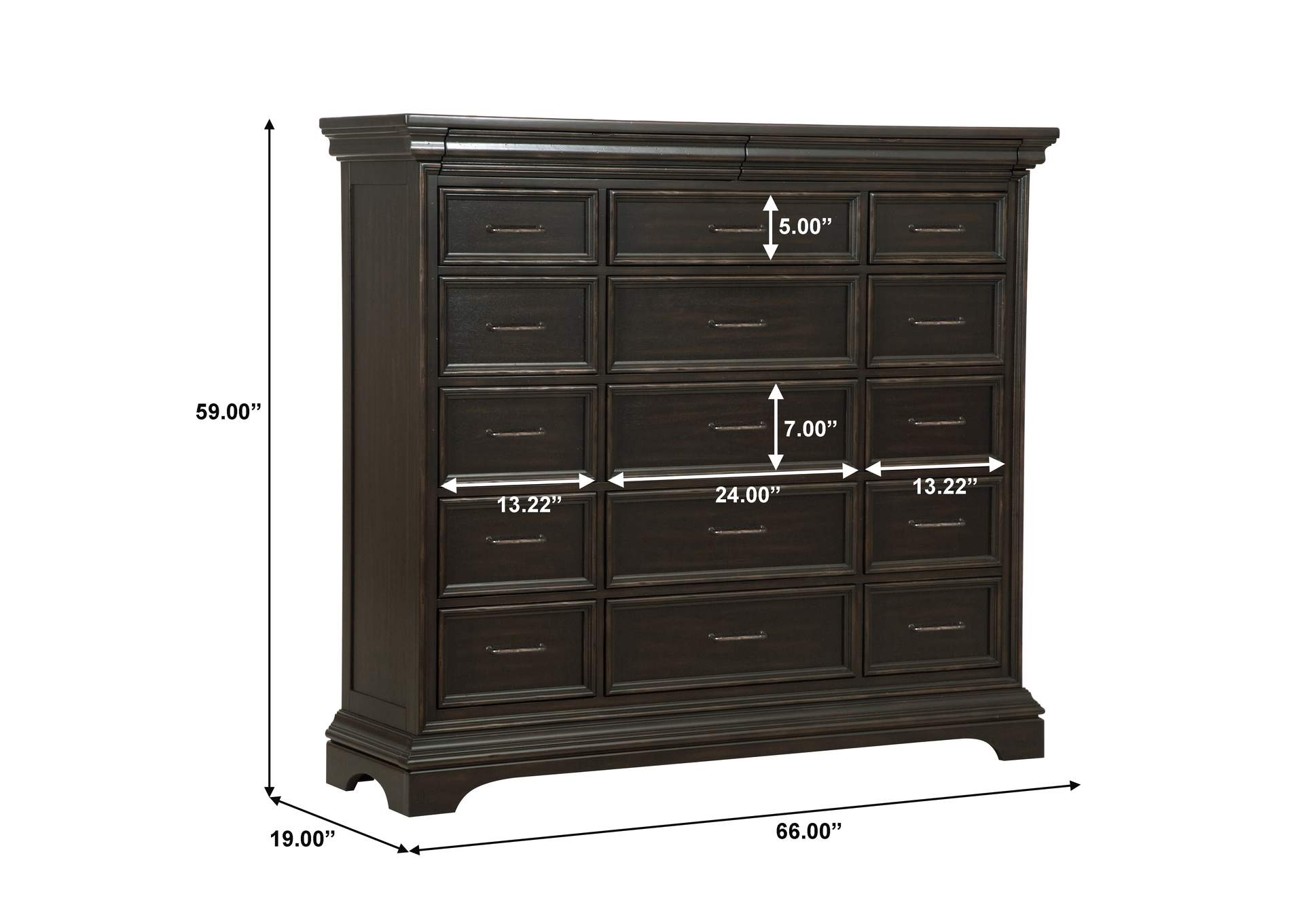 Caldwell 17 Drawer Master Chest image 6