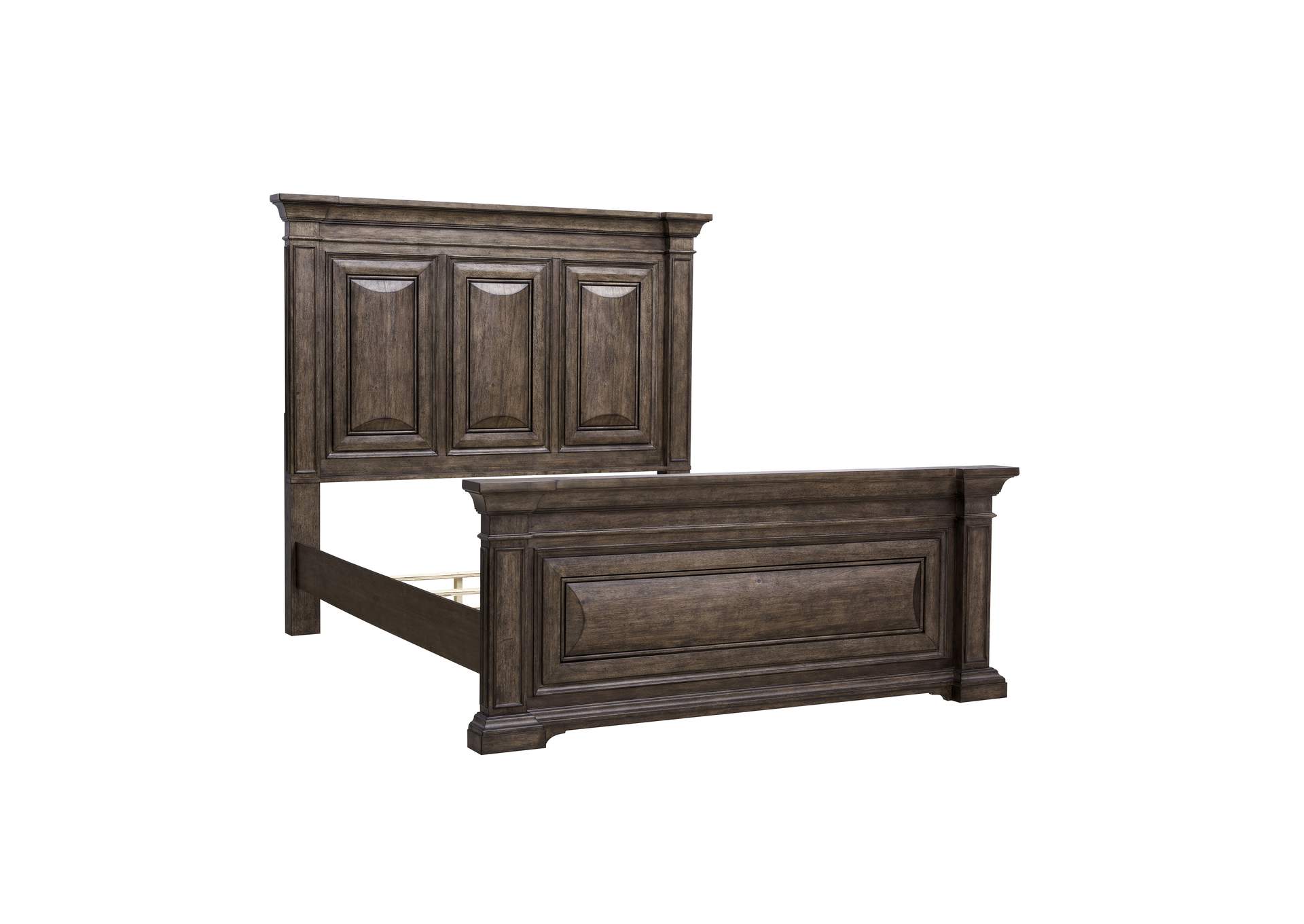 Woodbury California King Panel Bed in Cowboy Boots Brown image 4
