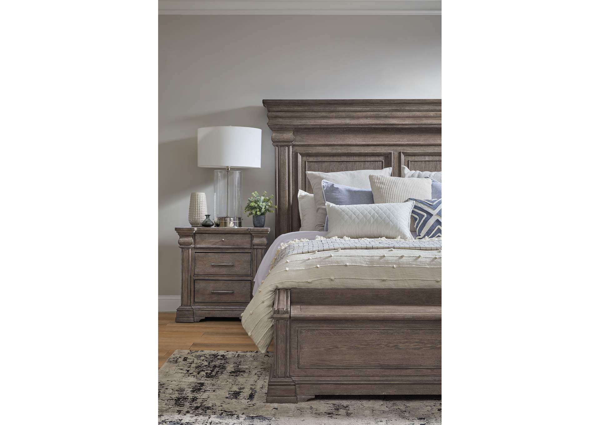 Madison Ridge Brown California King Panel Bed image 7