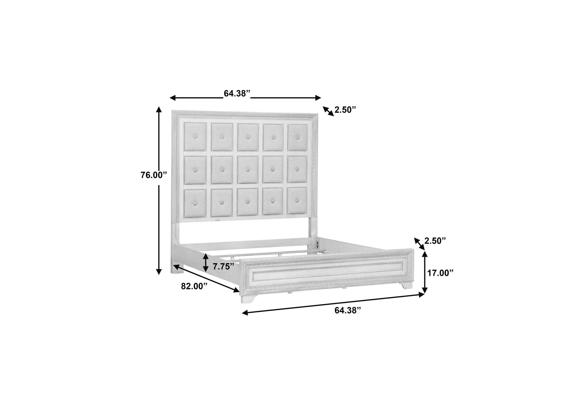 Camila Queen Upholstered Bed image 8