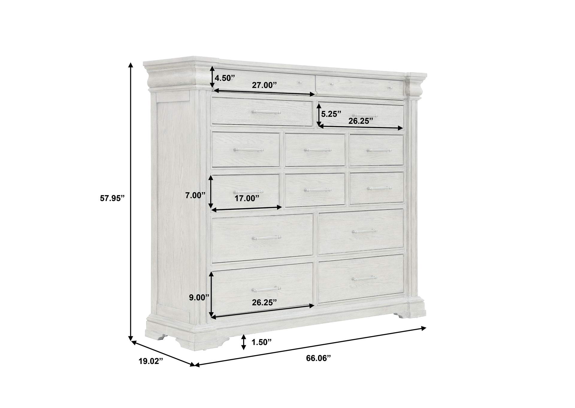 Madison Ridge Brown 14 Drawer Master Chest image 10