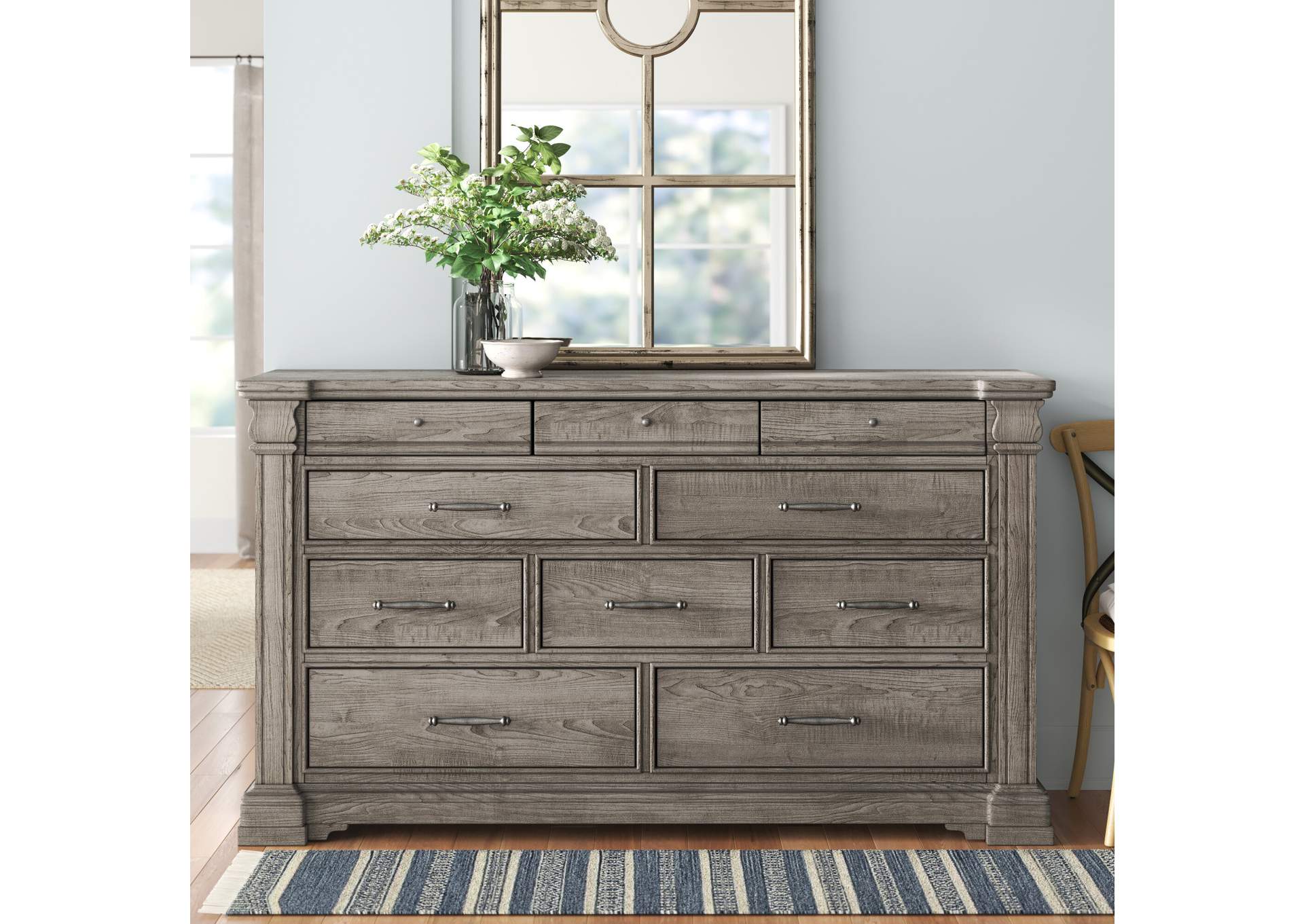 Madison Ridge 10 Drawer Dresser in Heritage Taupe image 11