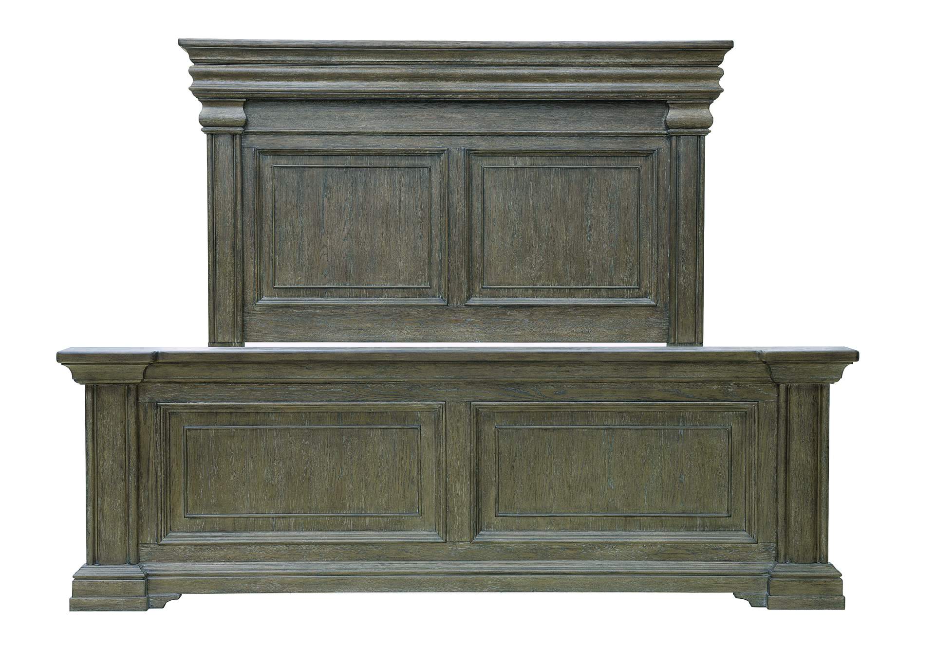Madison Ridge Brown California King Panel Bed image 4