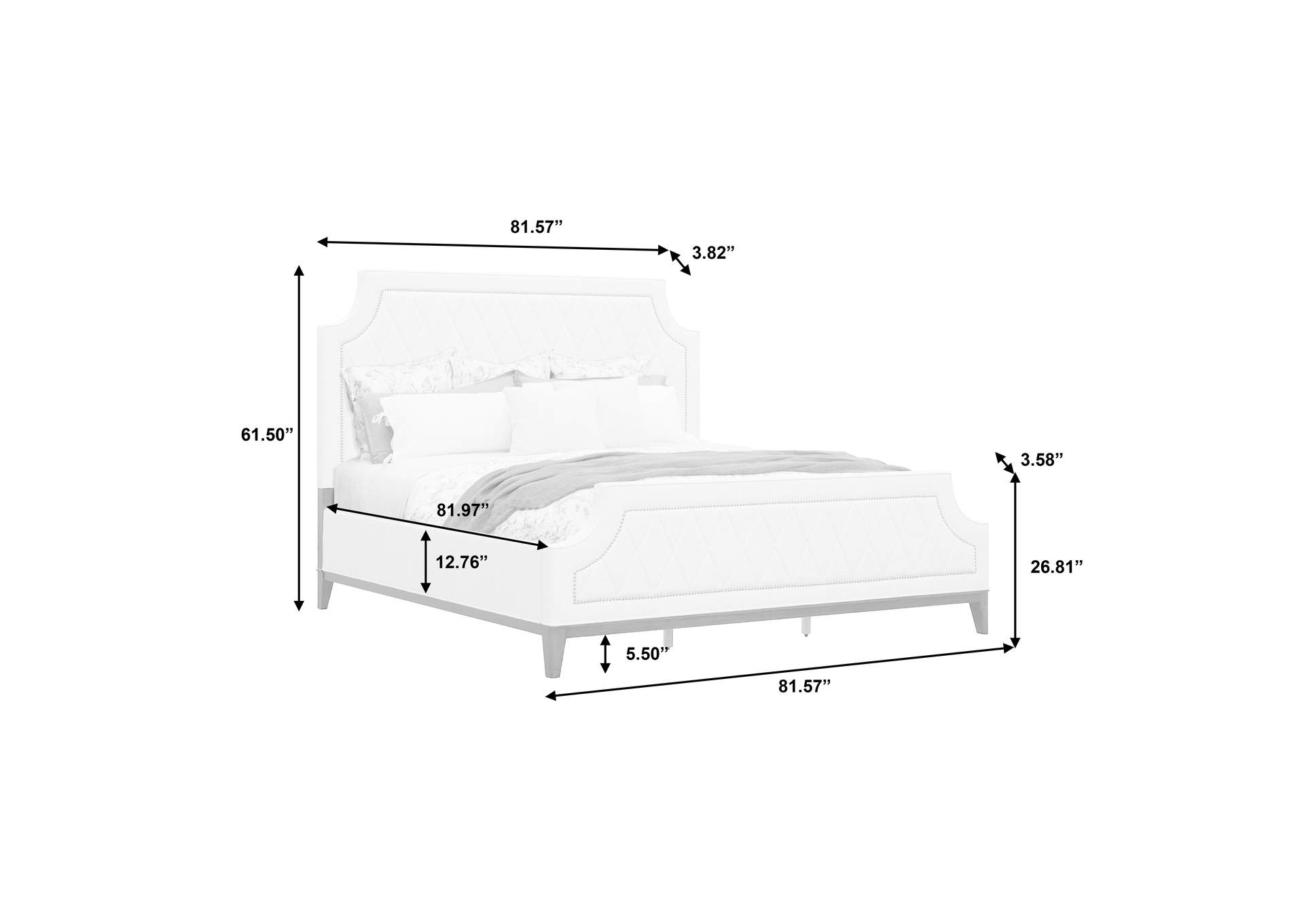 Asher Park King Upholstered Bed image 9