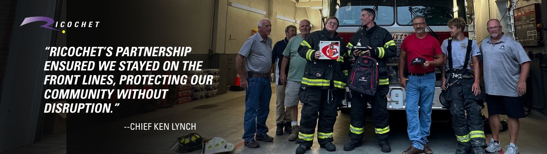 Ricochet Rapidly Restores Jenkintown Fire Department After Gear Loss 