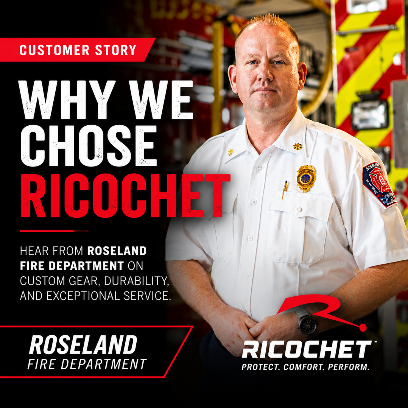 Roseland Fire Department Turnout Gear Testimonial | Ricochet
