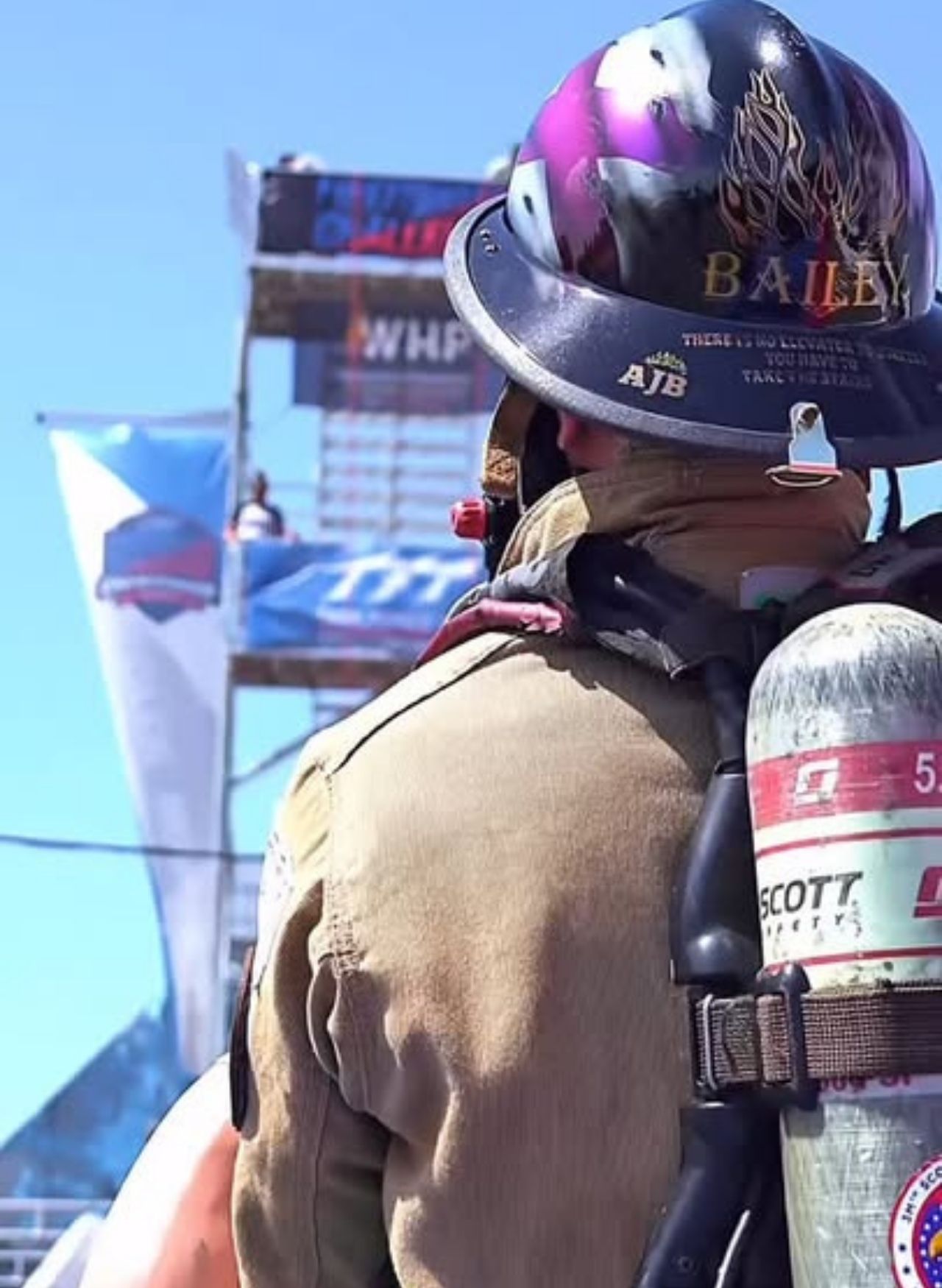 Firefighter Challenge League wearing Ricochet Gear