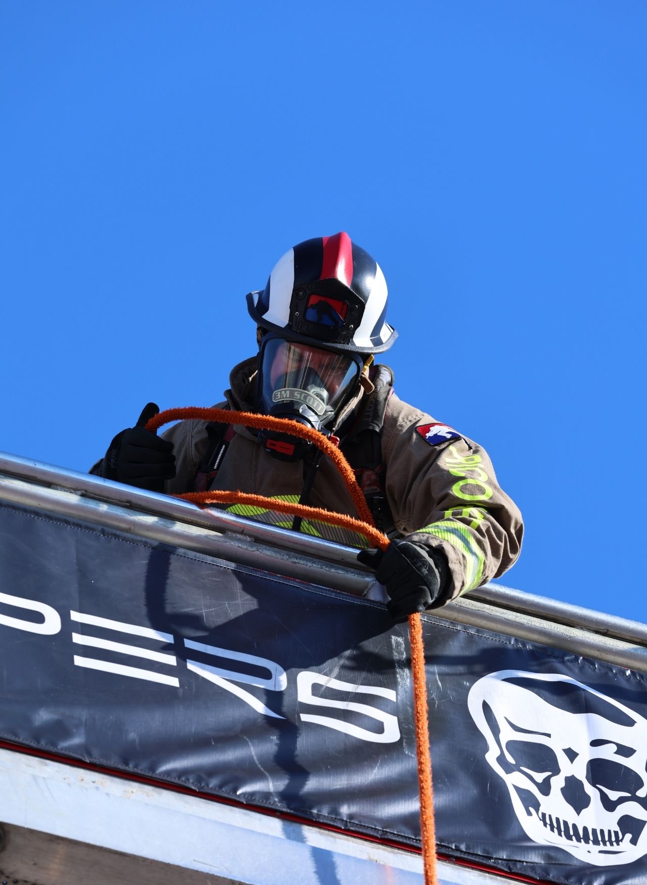 Firefighter Challenge League wearing Ricochet Gear
