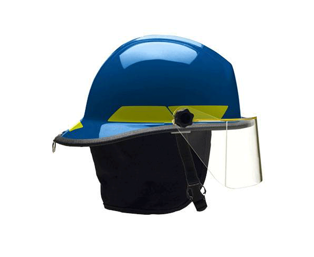 Fire Helmet Structural PX Thermoplastic with R330 Faceshield