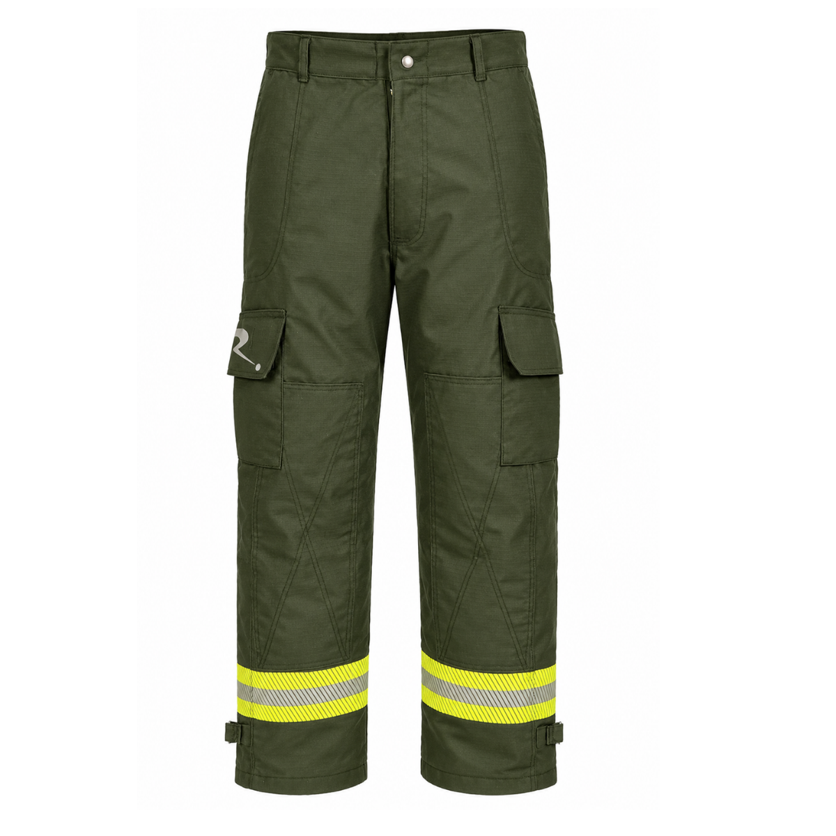 Ricochet Wildland Pant in green inherently flame-resistant fabric