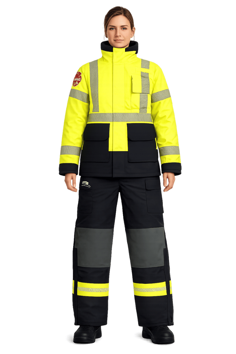 Ricochet high-visibility EMS protective jacket and pants
