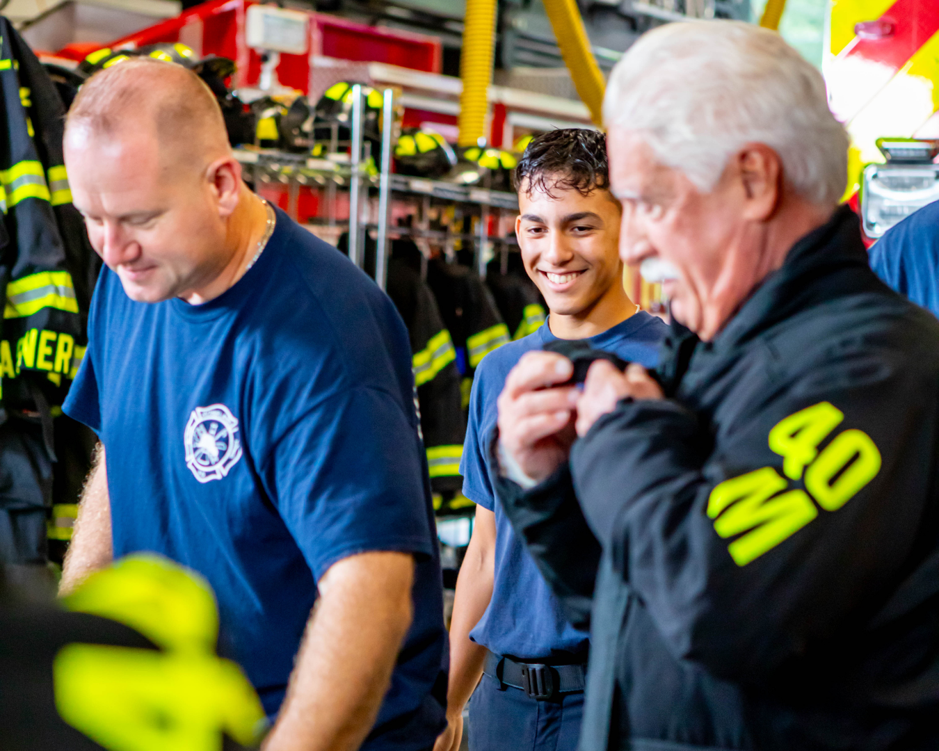 Roseland Fire Department wearing Ricochet structural turnout gear