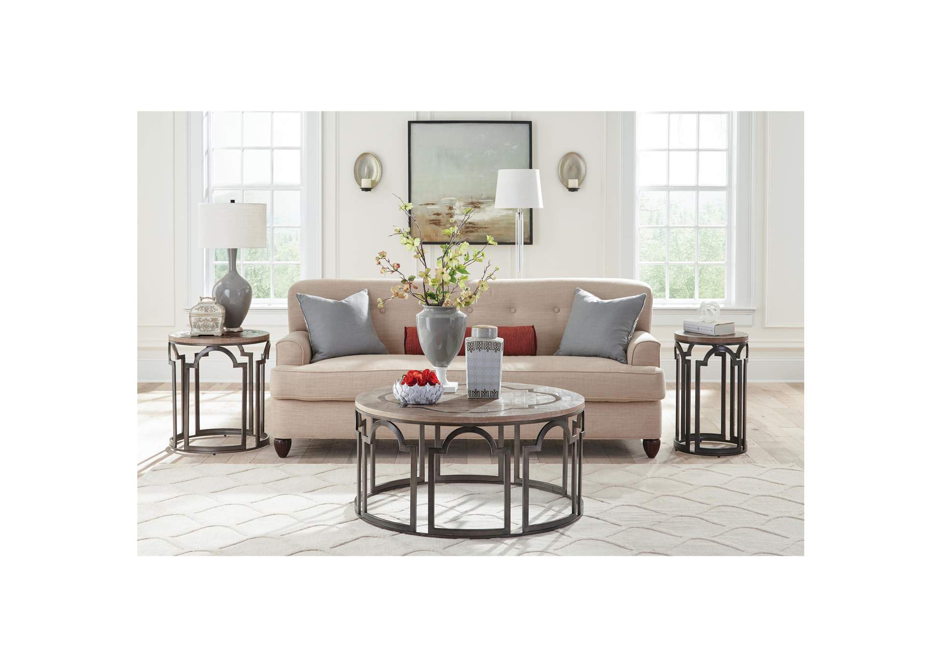 Estelle Round Cocktail Table image 3