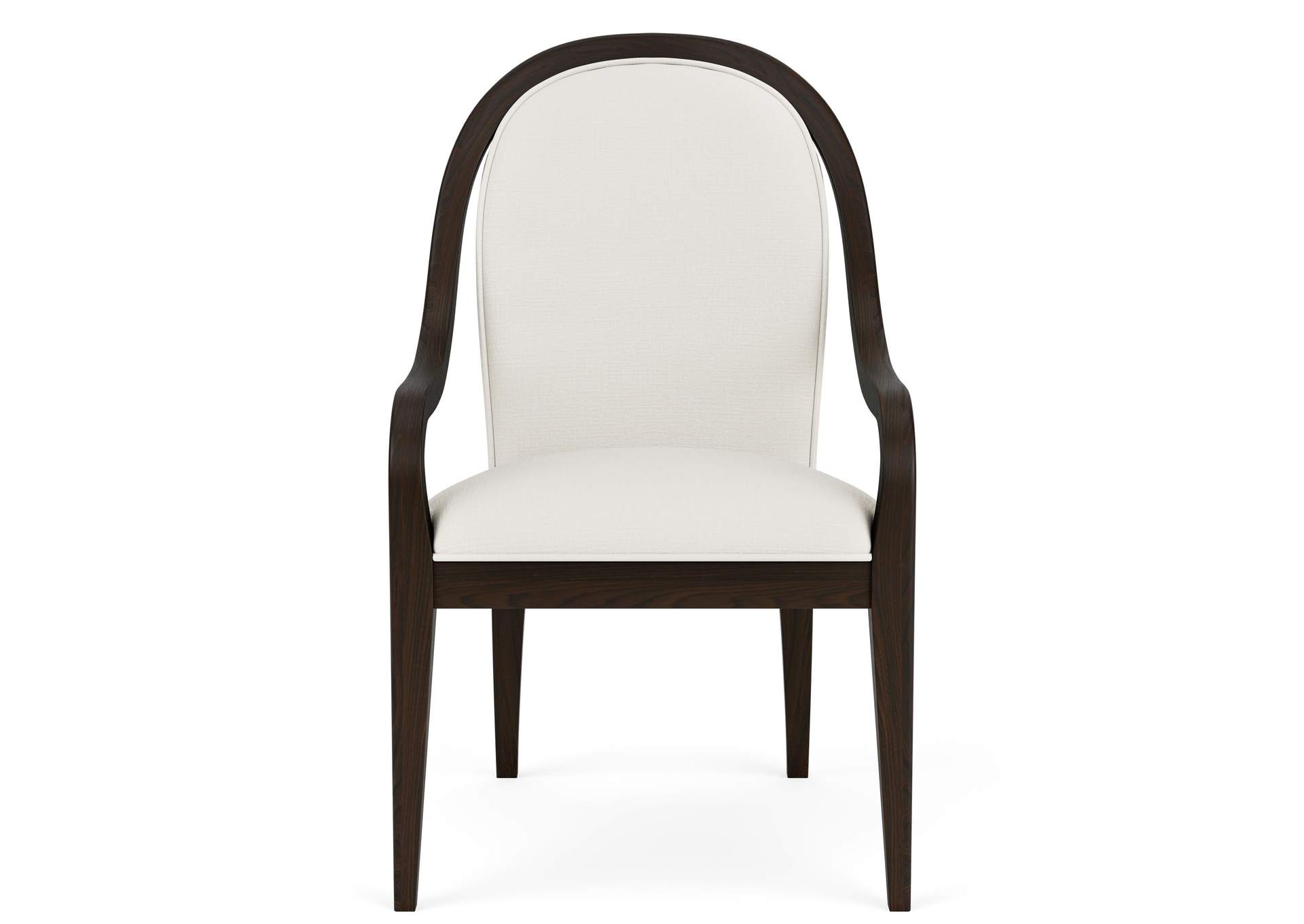 Lydia Curved Upholstery Arm Chair 2