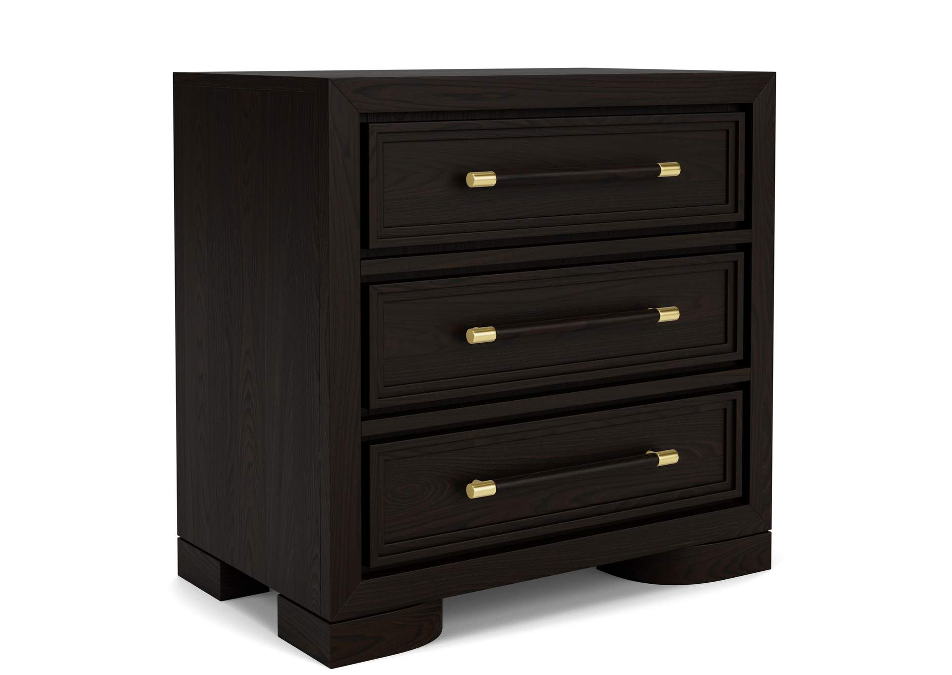 Lydia 3 Drawer Nightstand image 7
