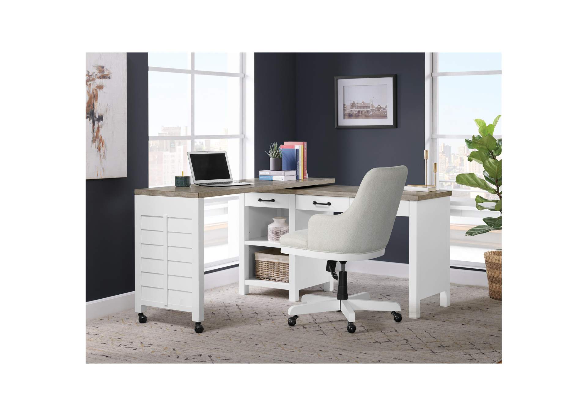 Finn Upholstery Desk Chair image 3