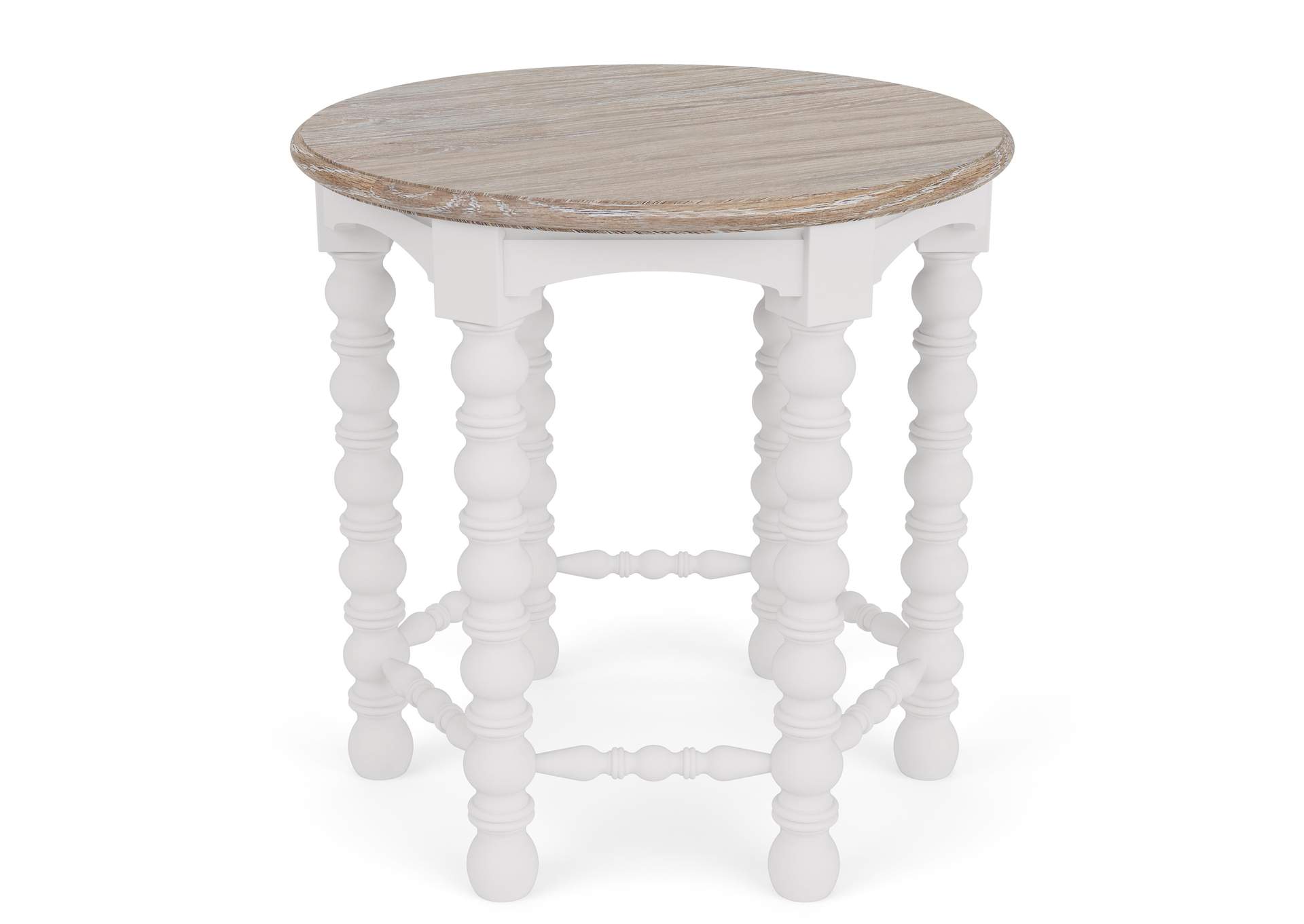 Rosalie Round Spindle End Table image 5