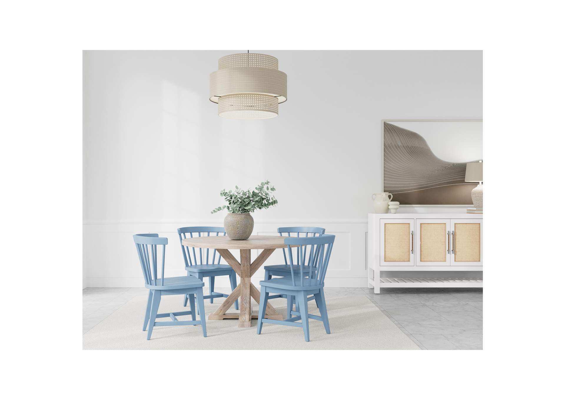 Rosalie Side Chair - Blue 2