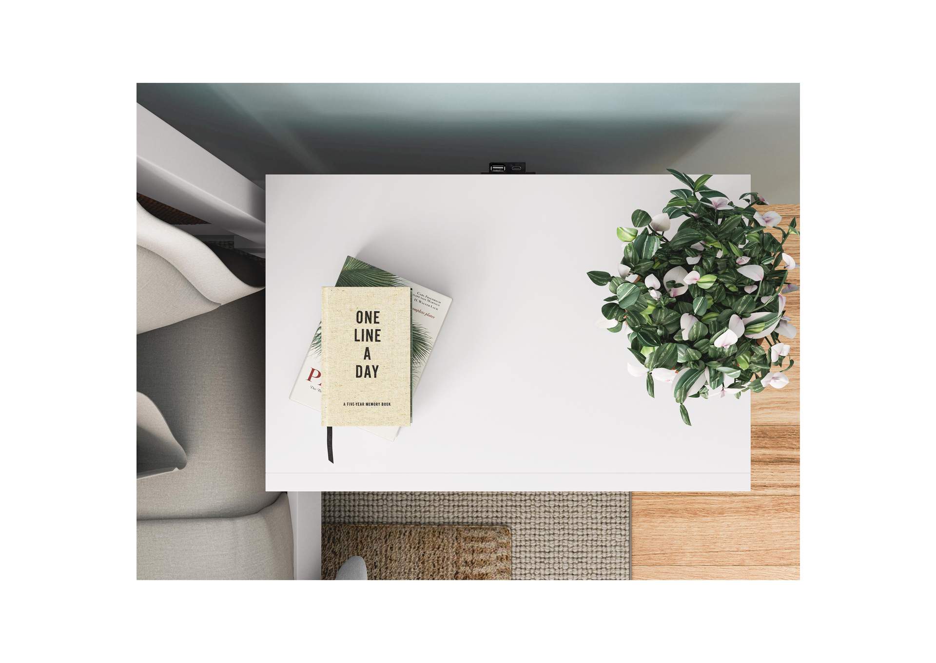 Rosalie 2 - Drawer Nightstand - White image 5
