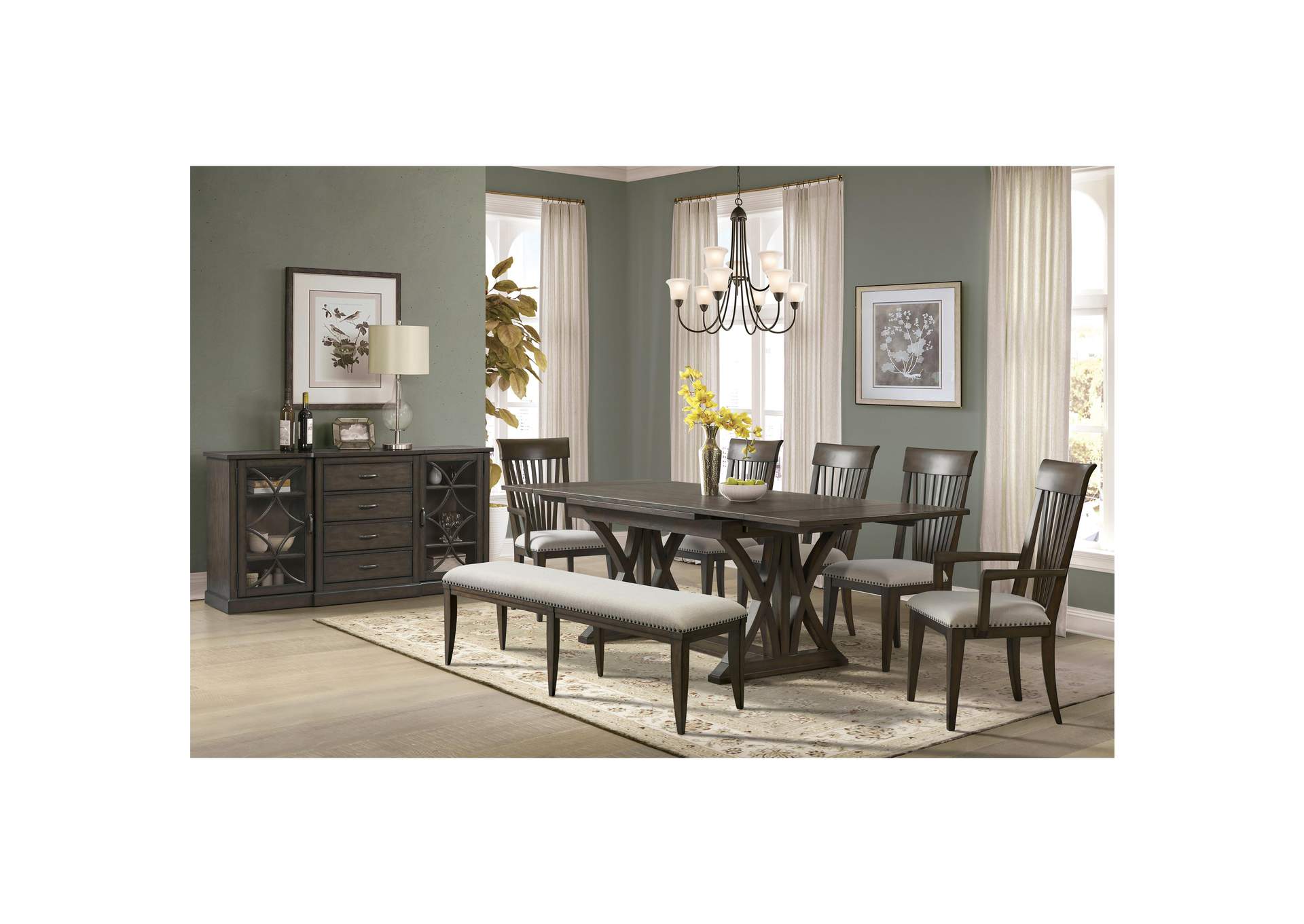 Forsyth Upholstery Dining Bench 1In image 5