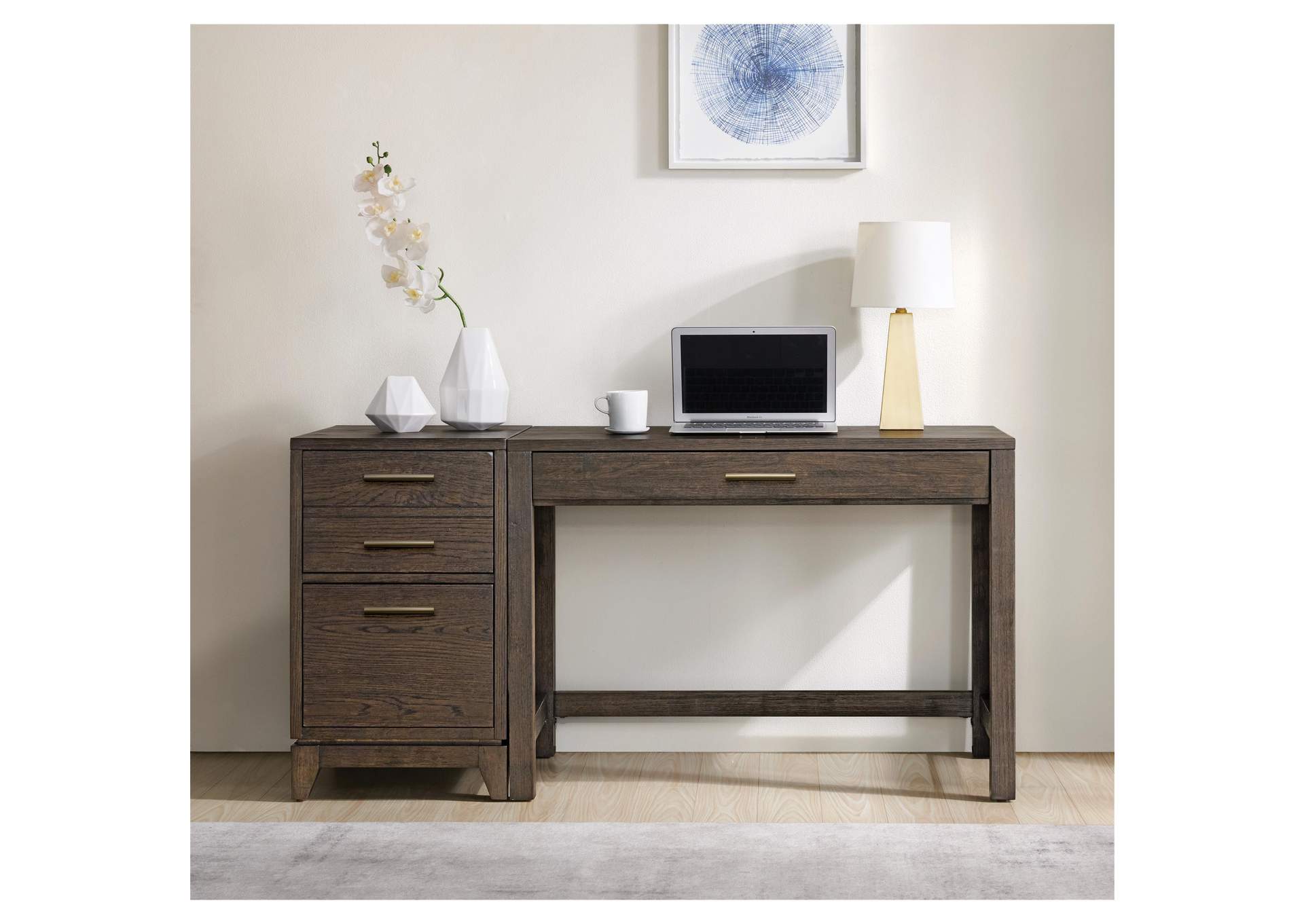 Rafferty Umber File Cabinet image 1