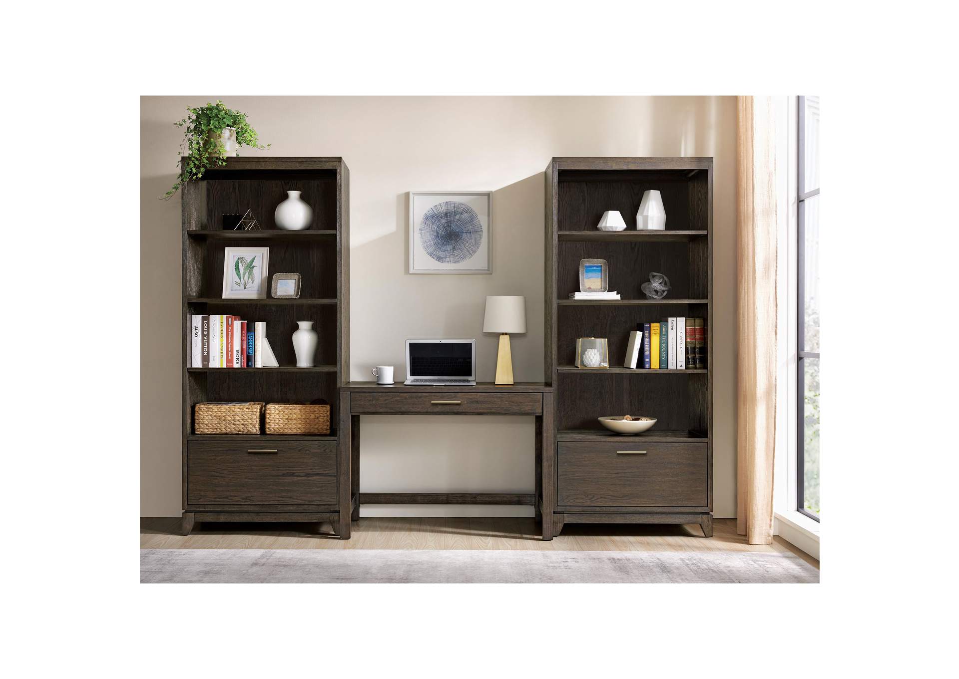 Rafferty Umber Drawer Bookcase image 5