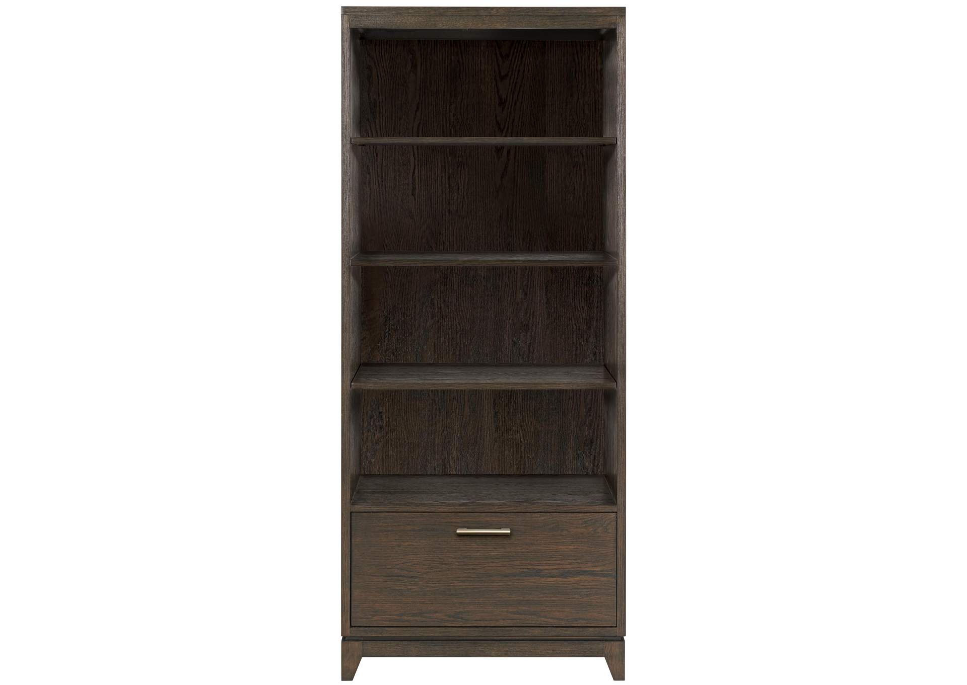 Rafferty Umber Drawer Bookcase image 1