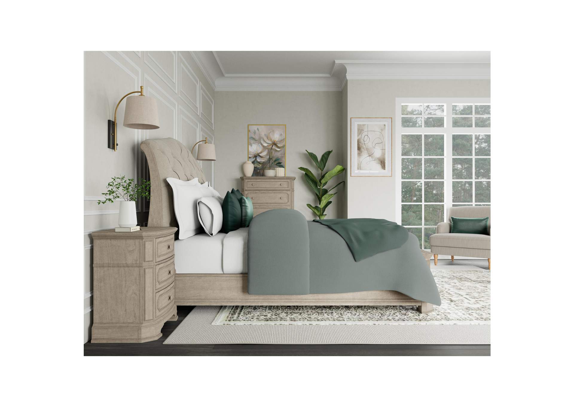 Kensington 3 - Drawer Nightstand image 3