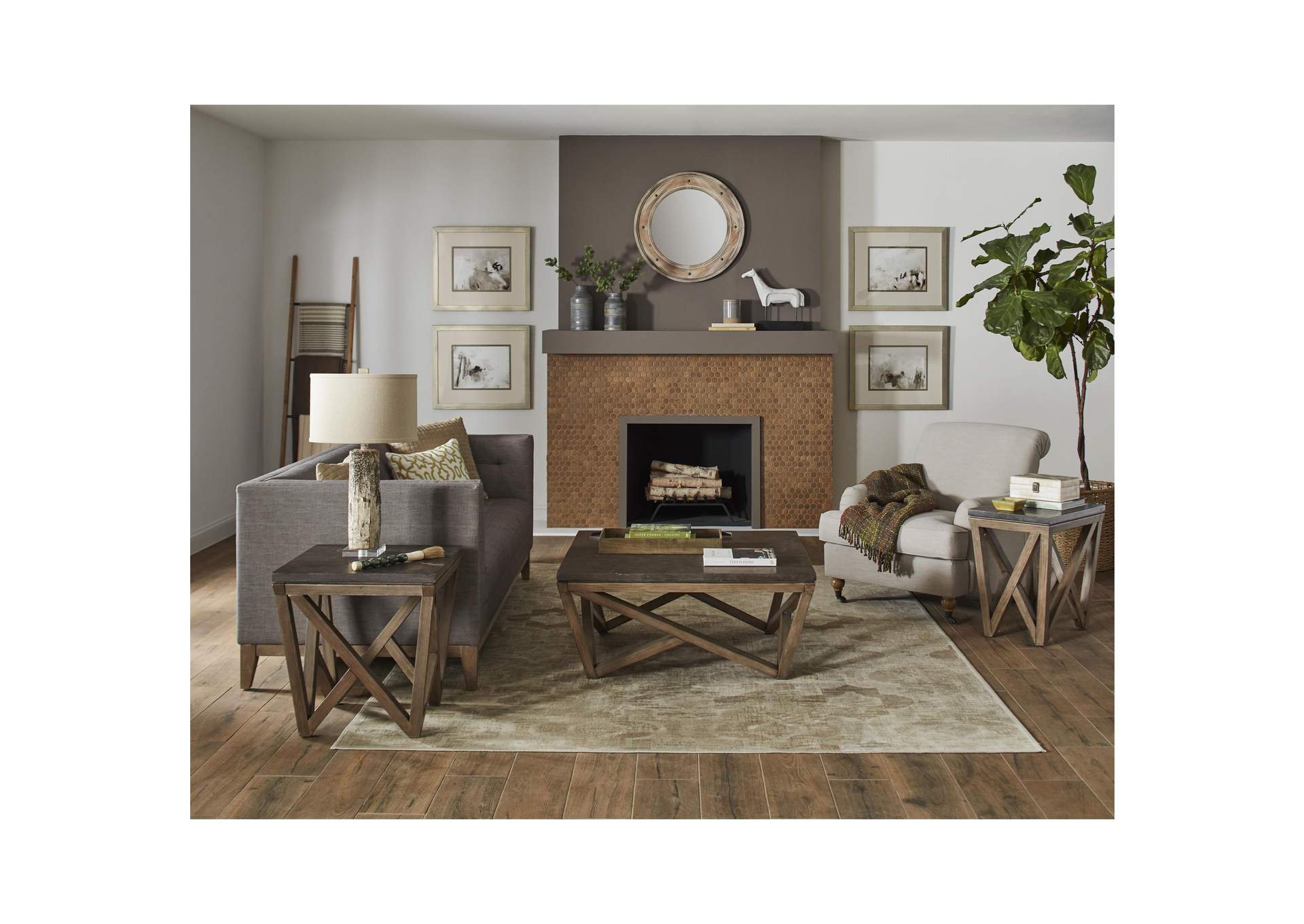 Hawkins Square End Table image 1