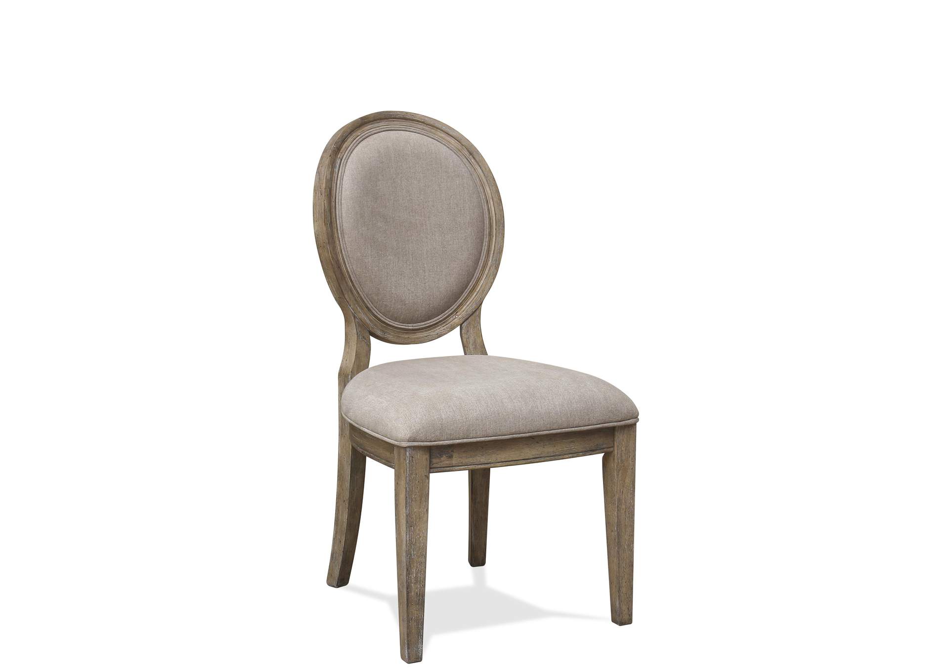 Sonora Upholstery Oval Side Chair 2