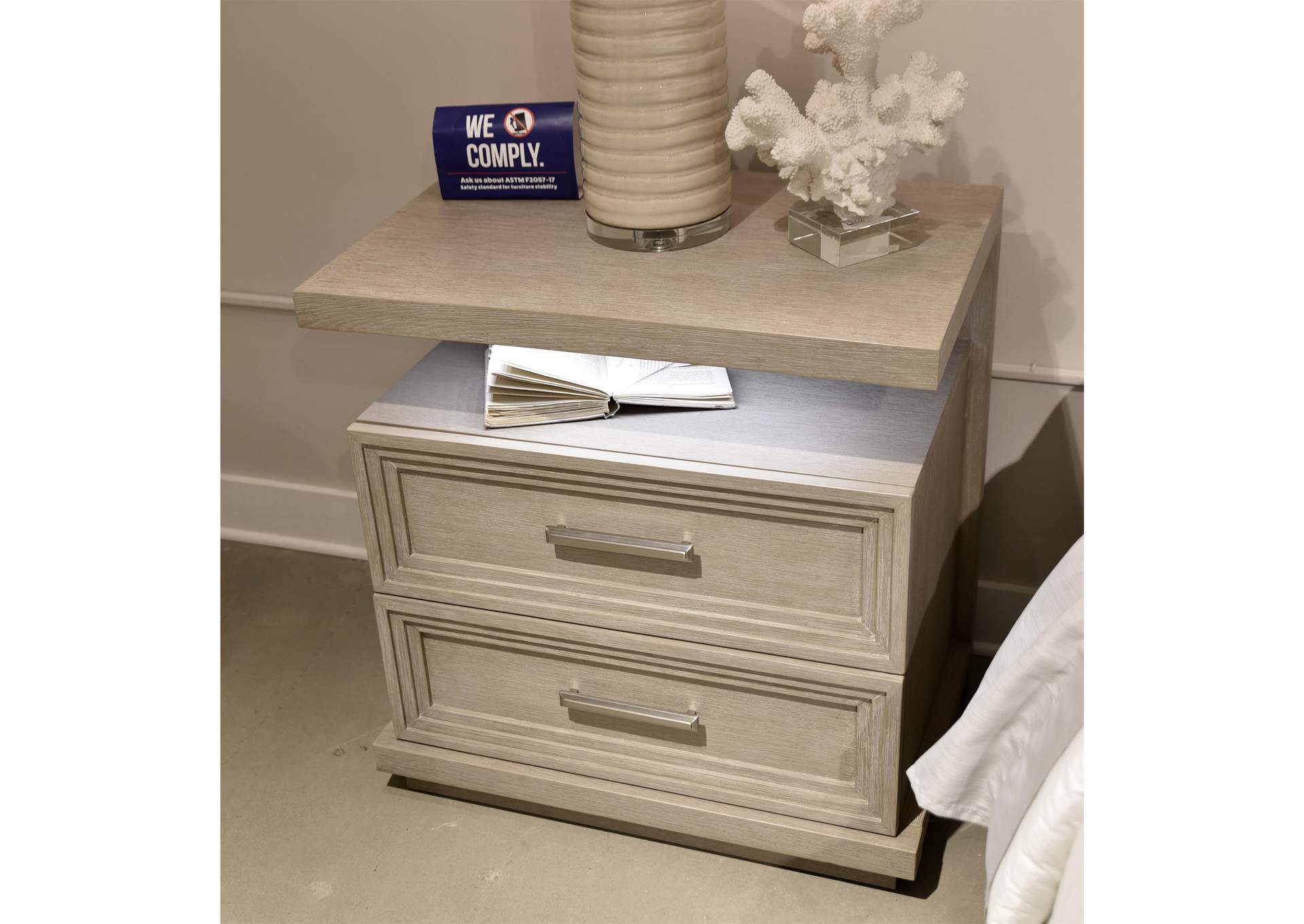 Cascade 2 - Drawer Nightstand