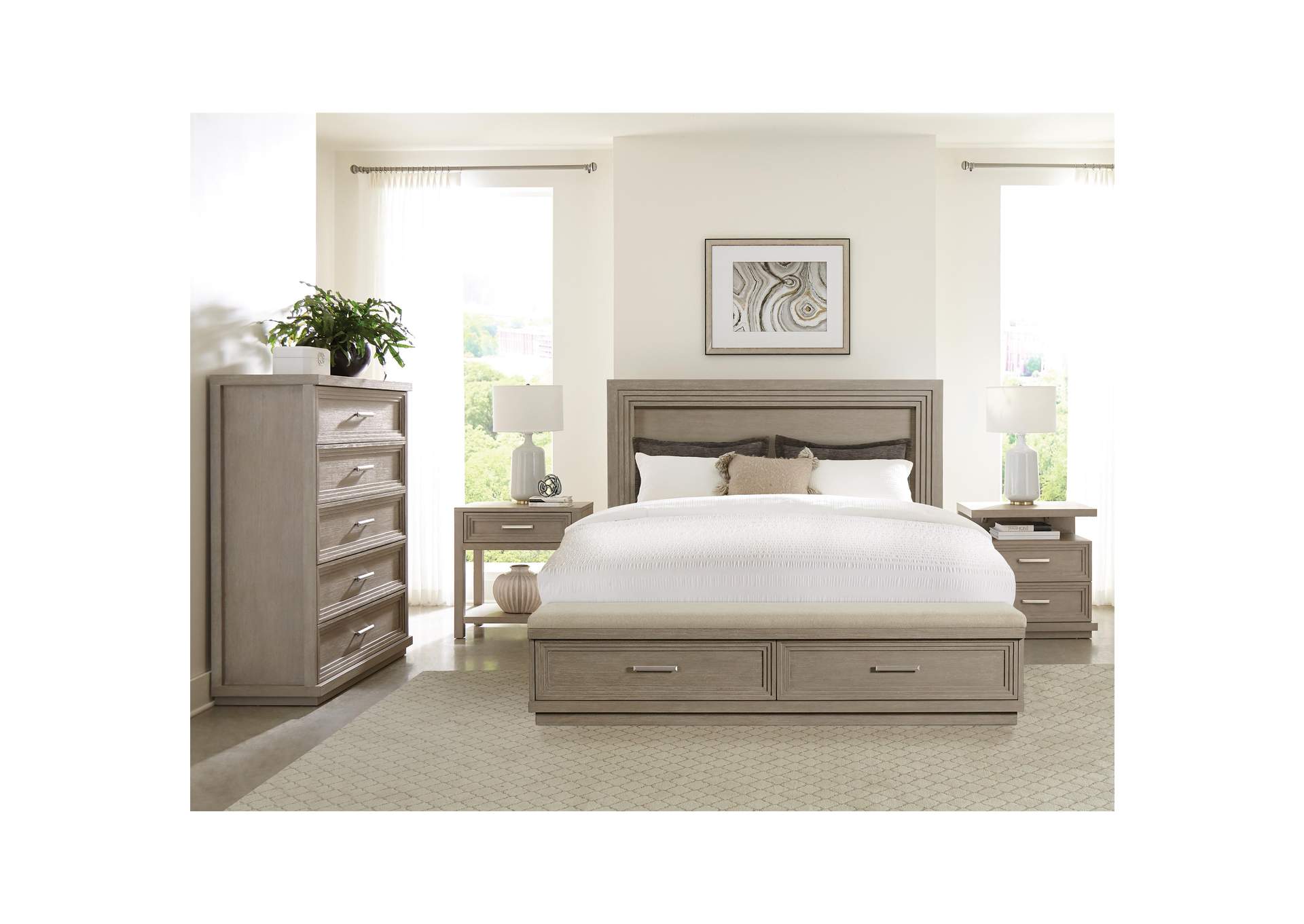 Cascade 1 - Drawer Nightstand image 1