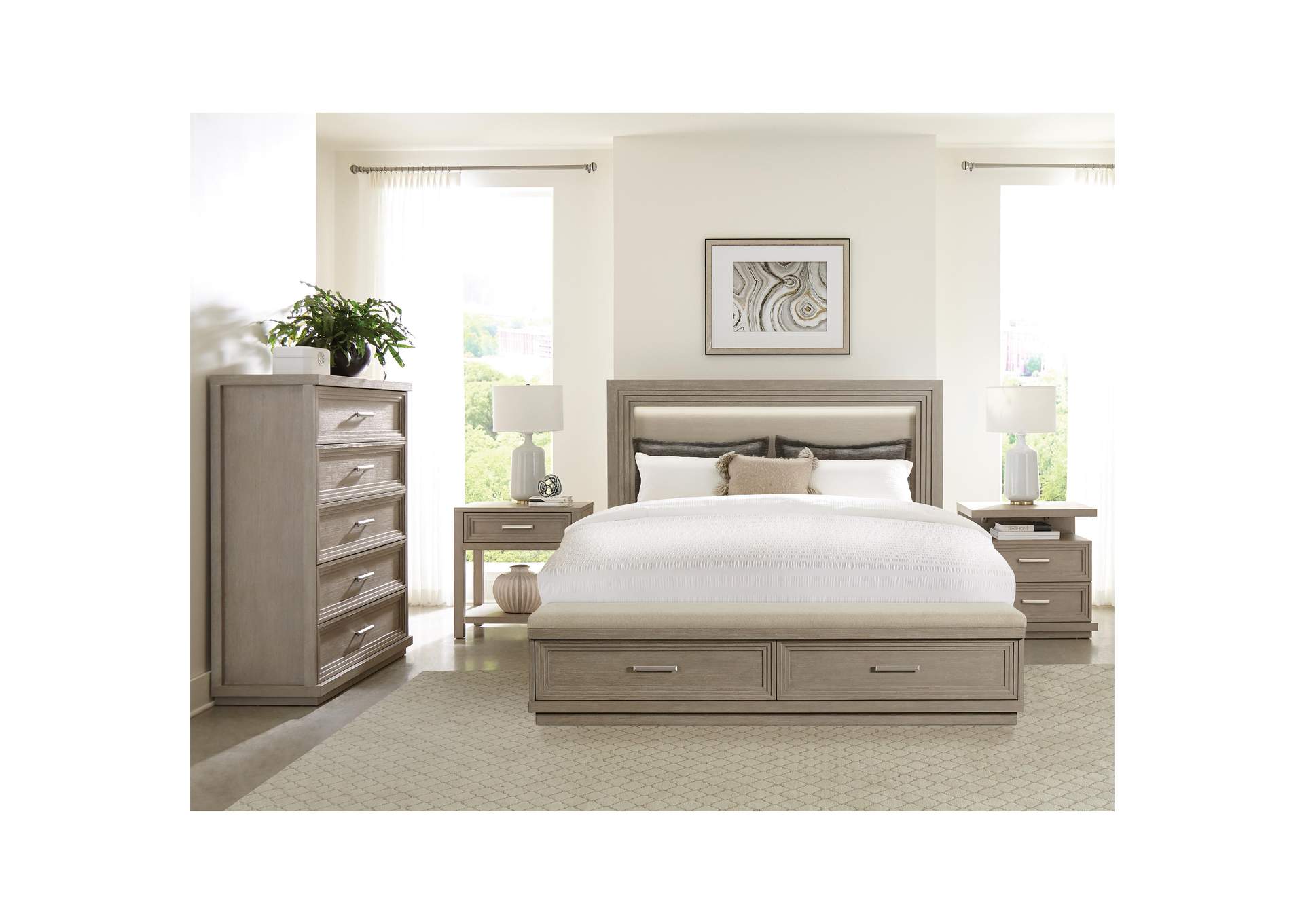 Cascade 1 - Drawer Nightstand image 3