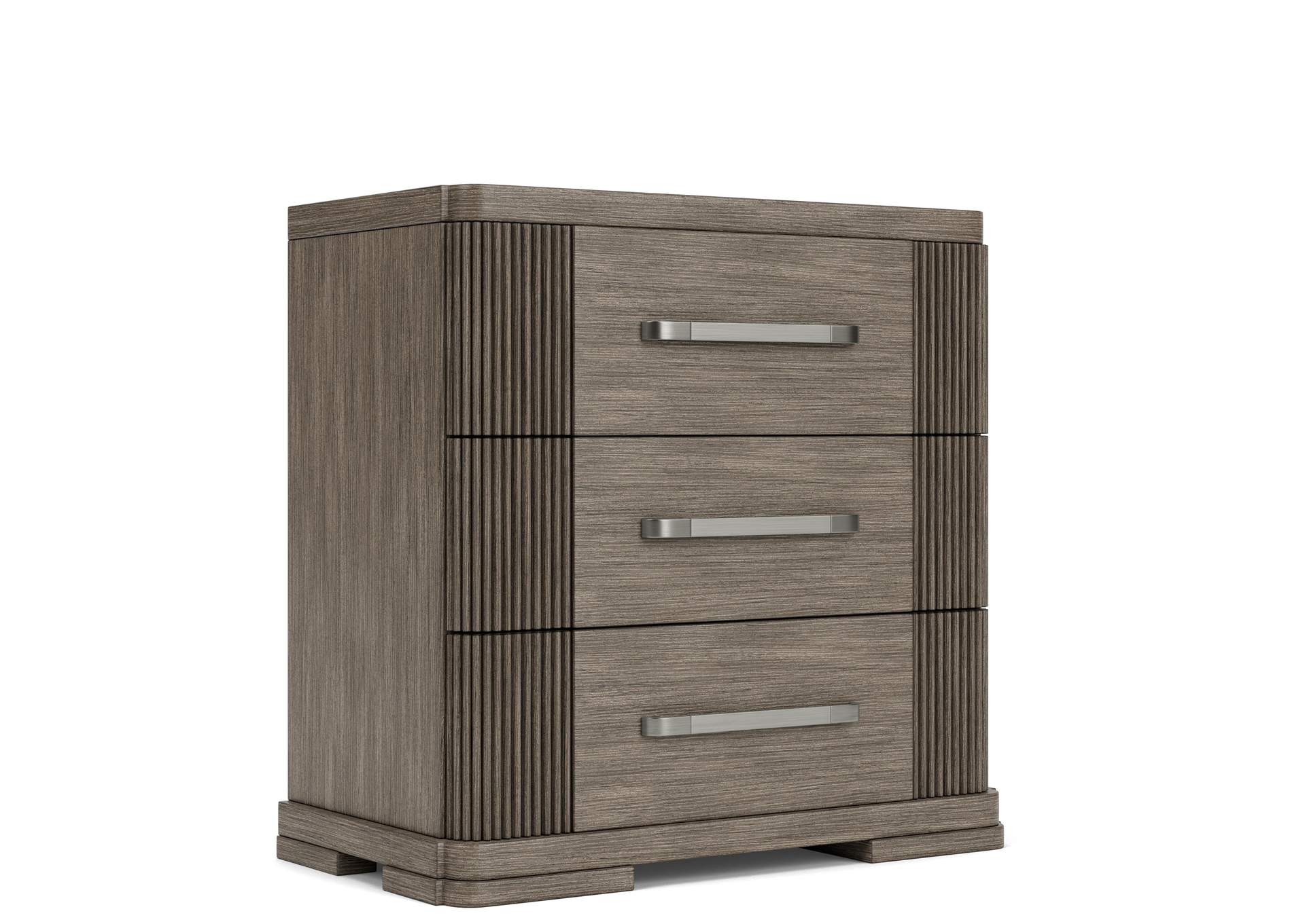 Sariel 3 Drawer Nightstand image 7