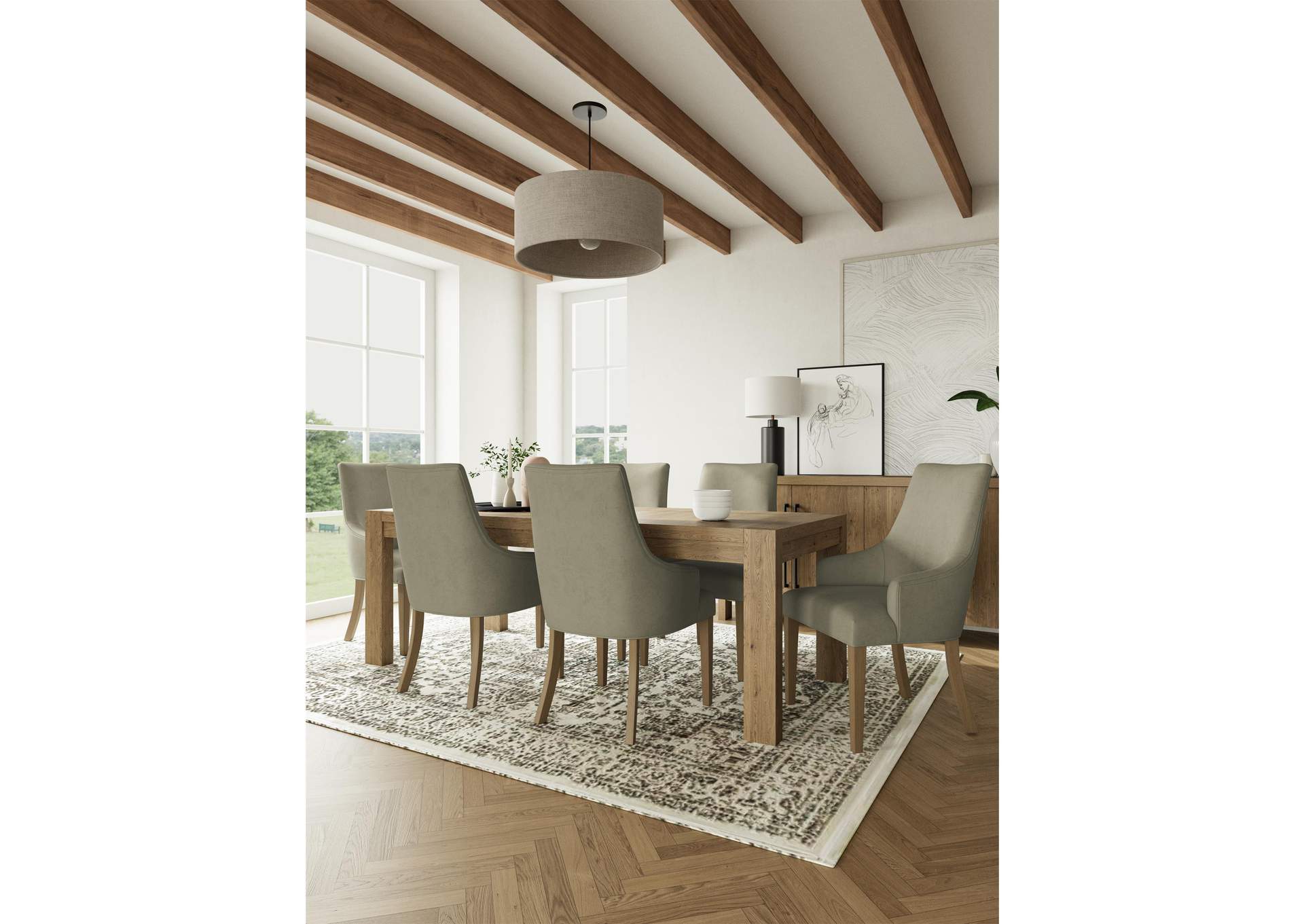 Davie Rectangle Dining Table image 3