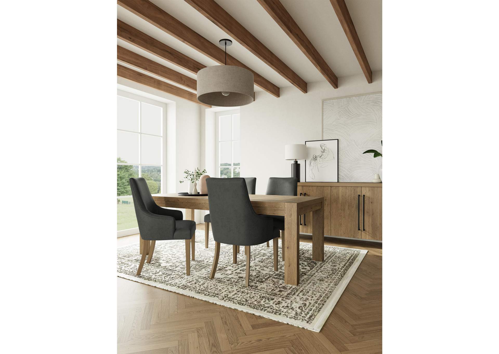 Davie Rectangle Dining Table image 1