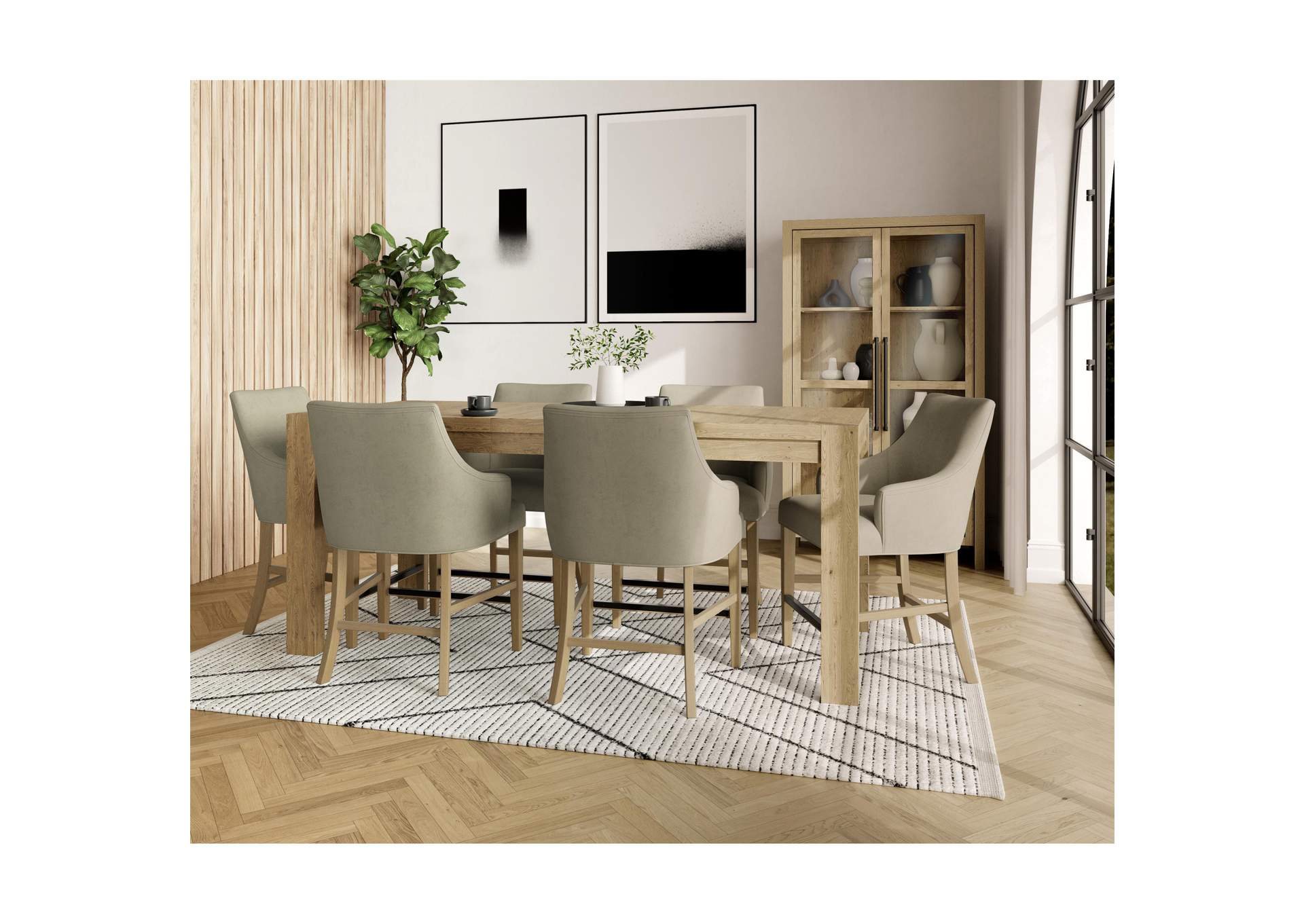 Mix - N - Match Chairs Swoop Arm Upholstery Stool 2In - Sd image 1