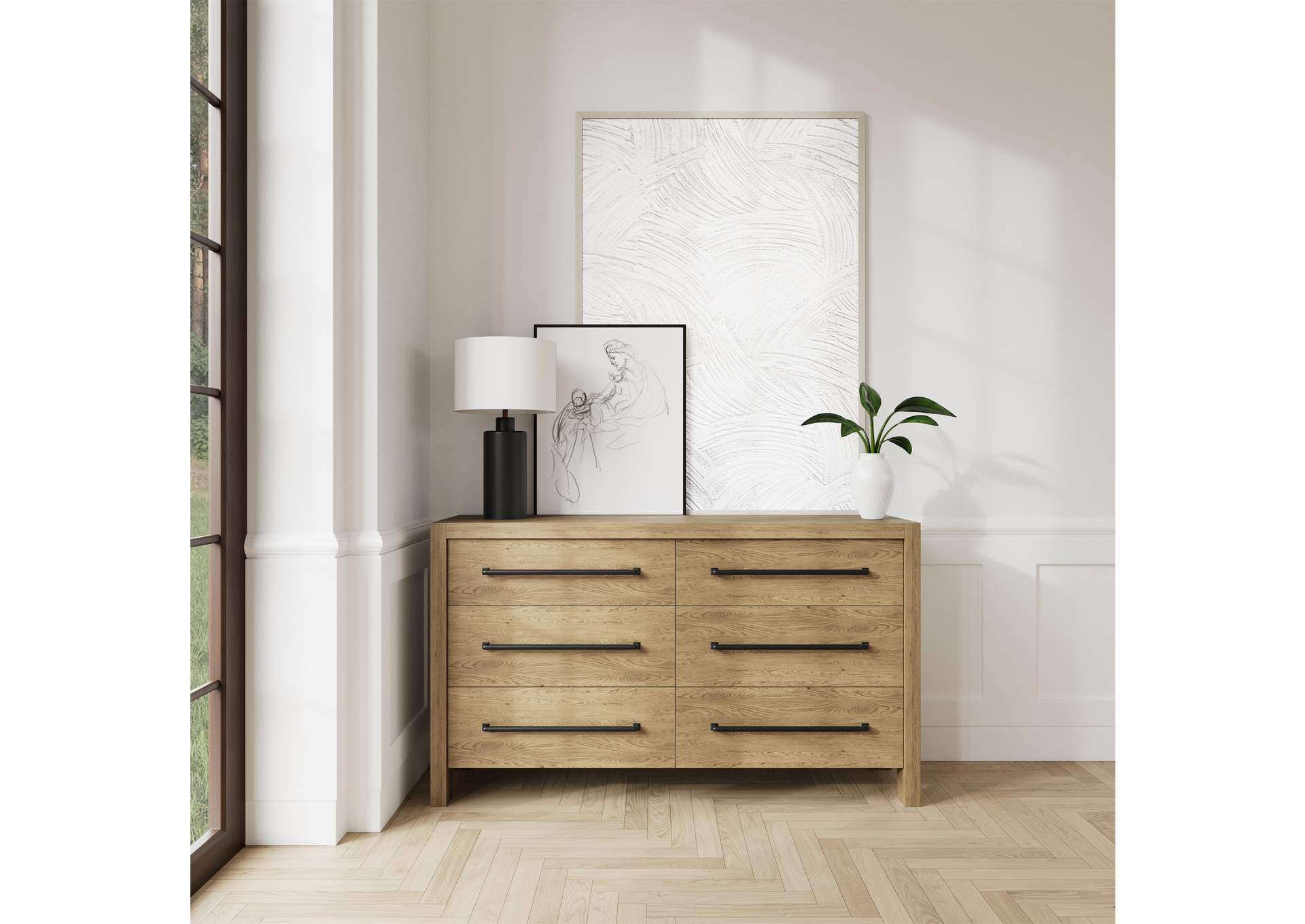 Davie 6 - Drawer Dresser image 1