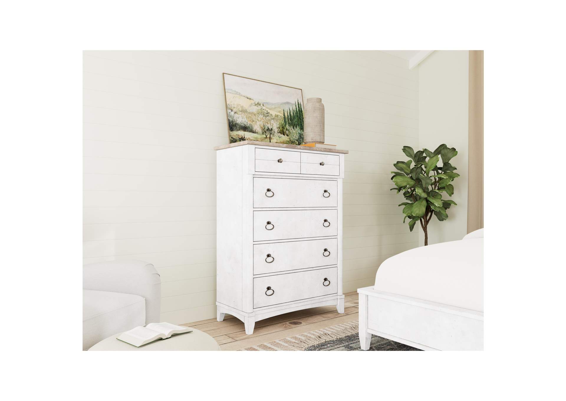 Maddox Five Drawer Chest image 3